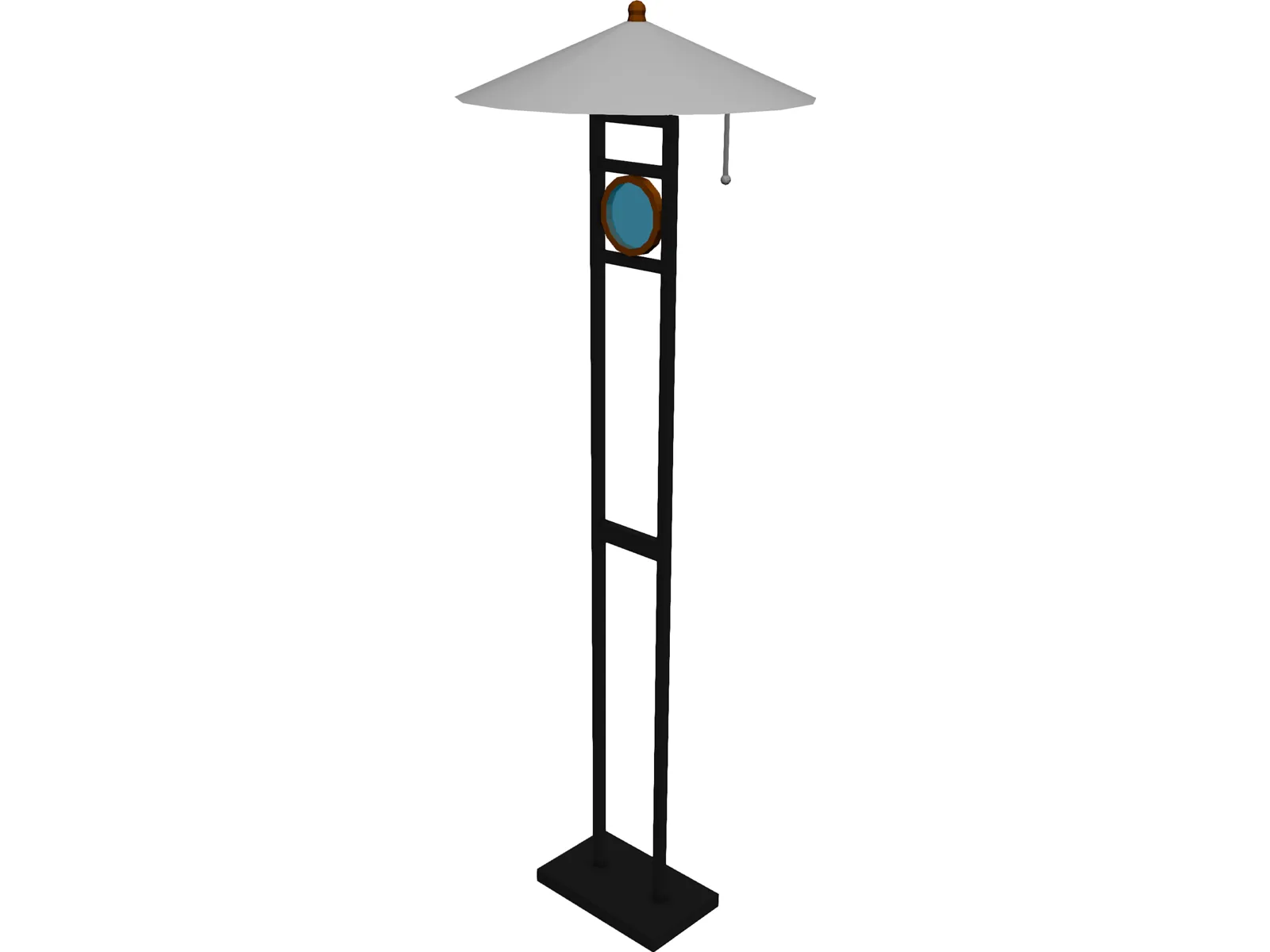 Lamp Floor 3D Model main preview
