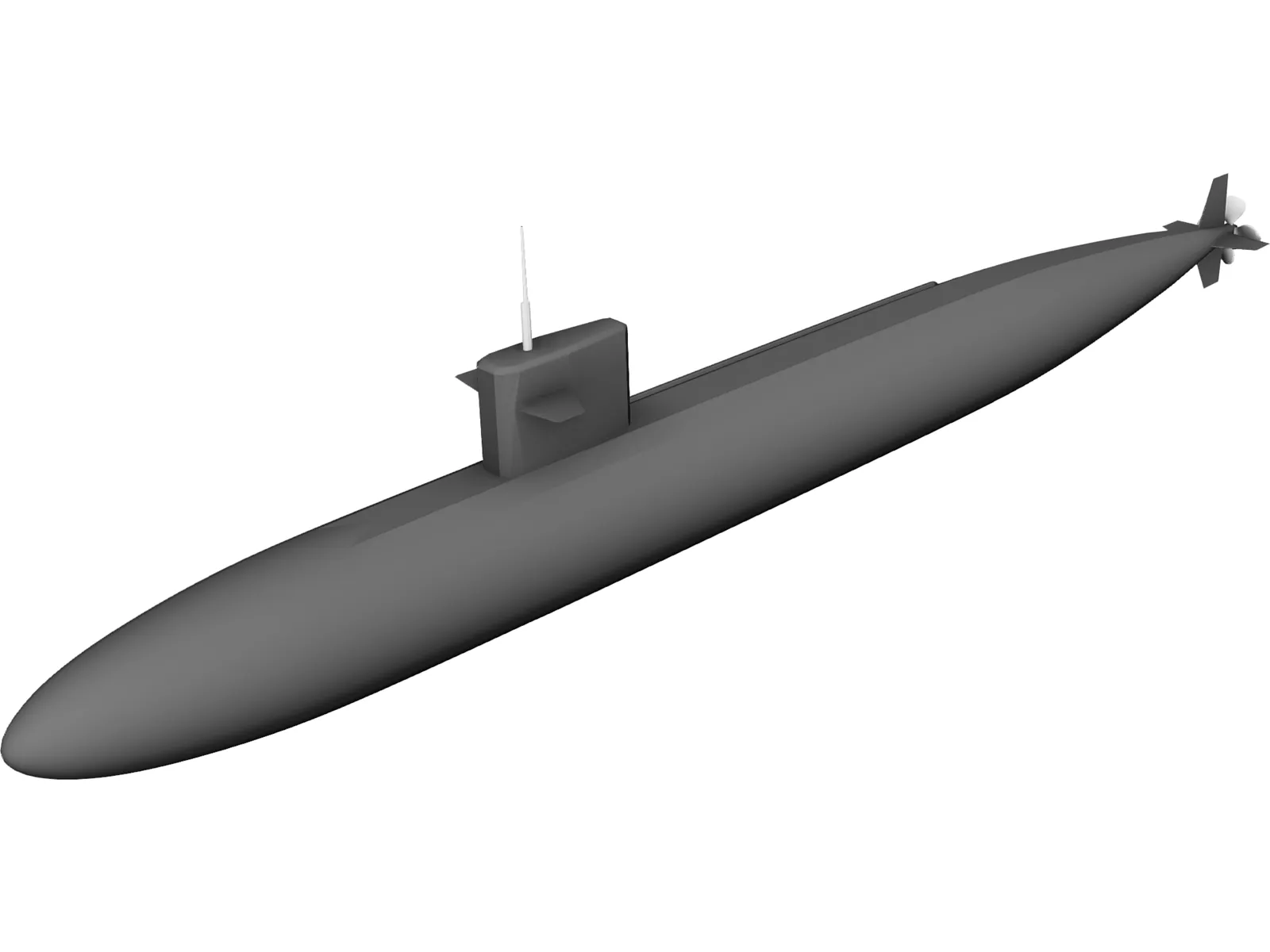 Los Angeles Class Attack 3D Model main preview