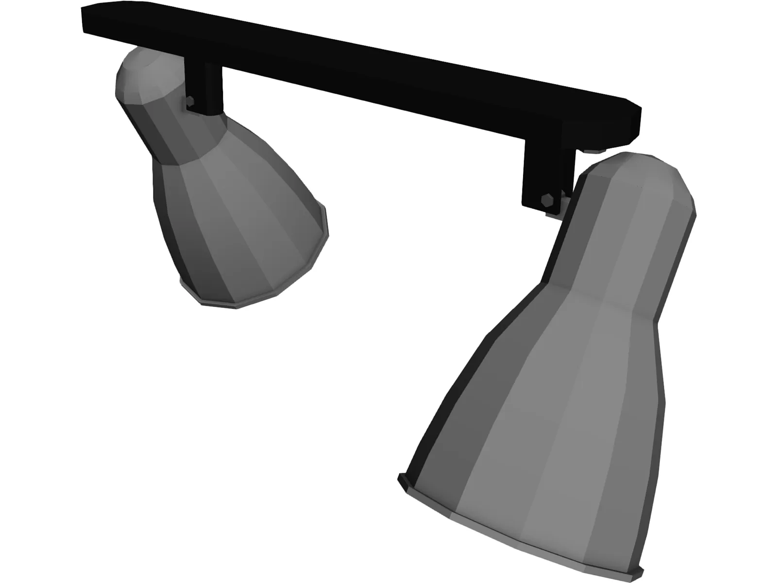 Lights Track 3D Model main preview
