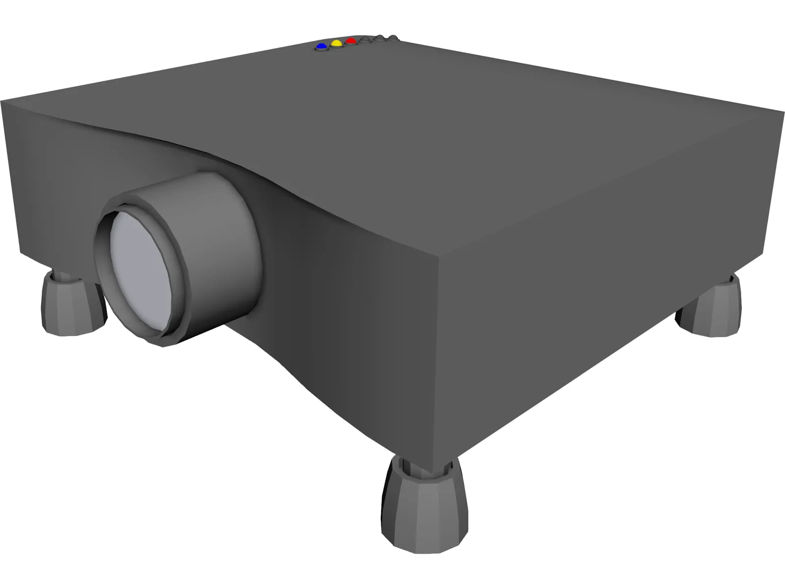 Slide Projector 3D Model main preview