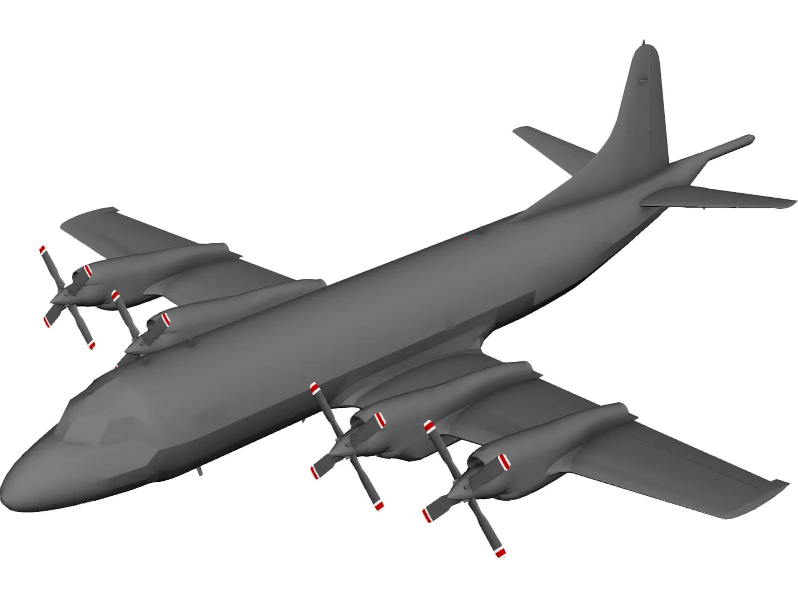 Lockheed P-3C Orion 3D Model main preview