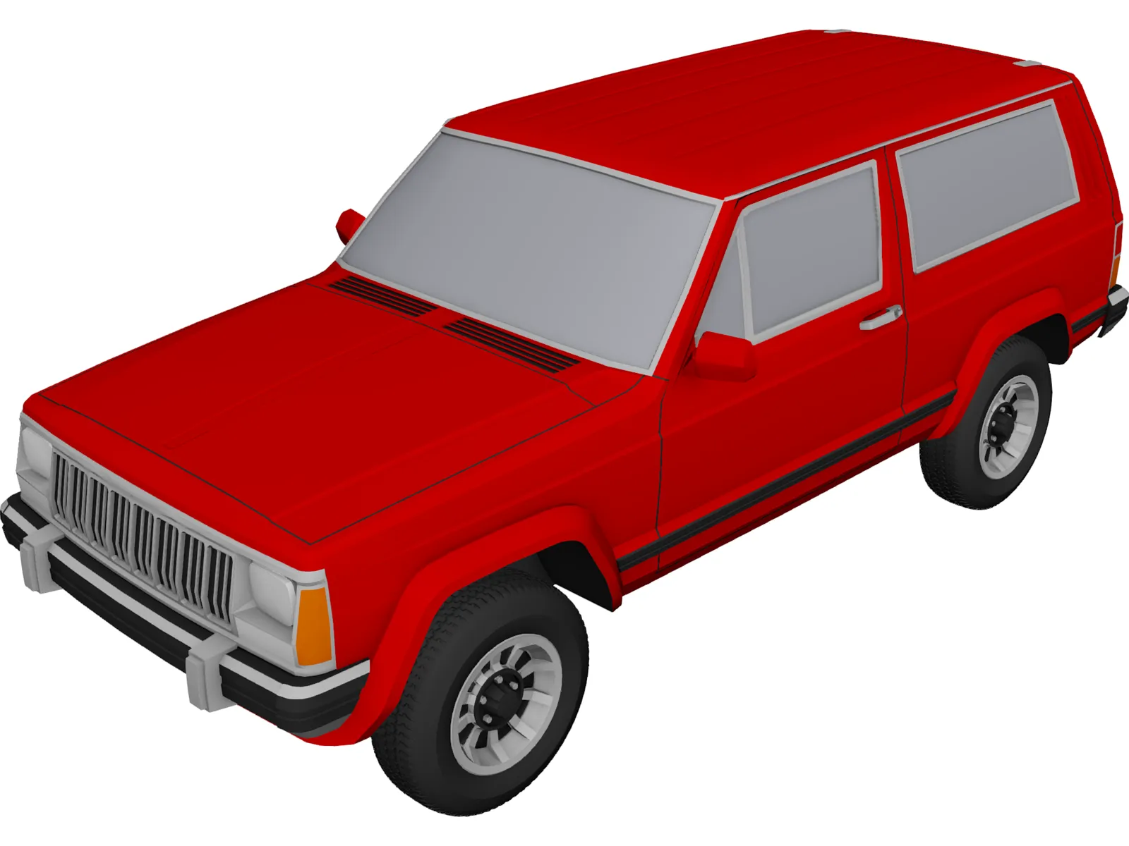 Jeep Cherokee (1994) 3D Model main preview