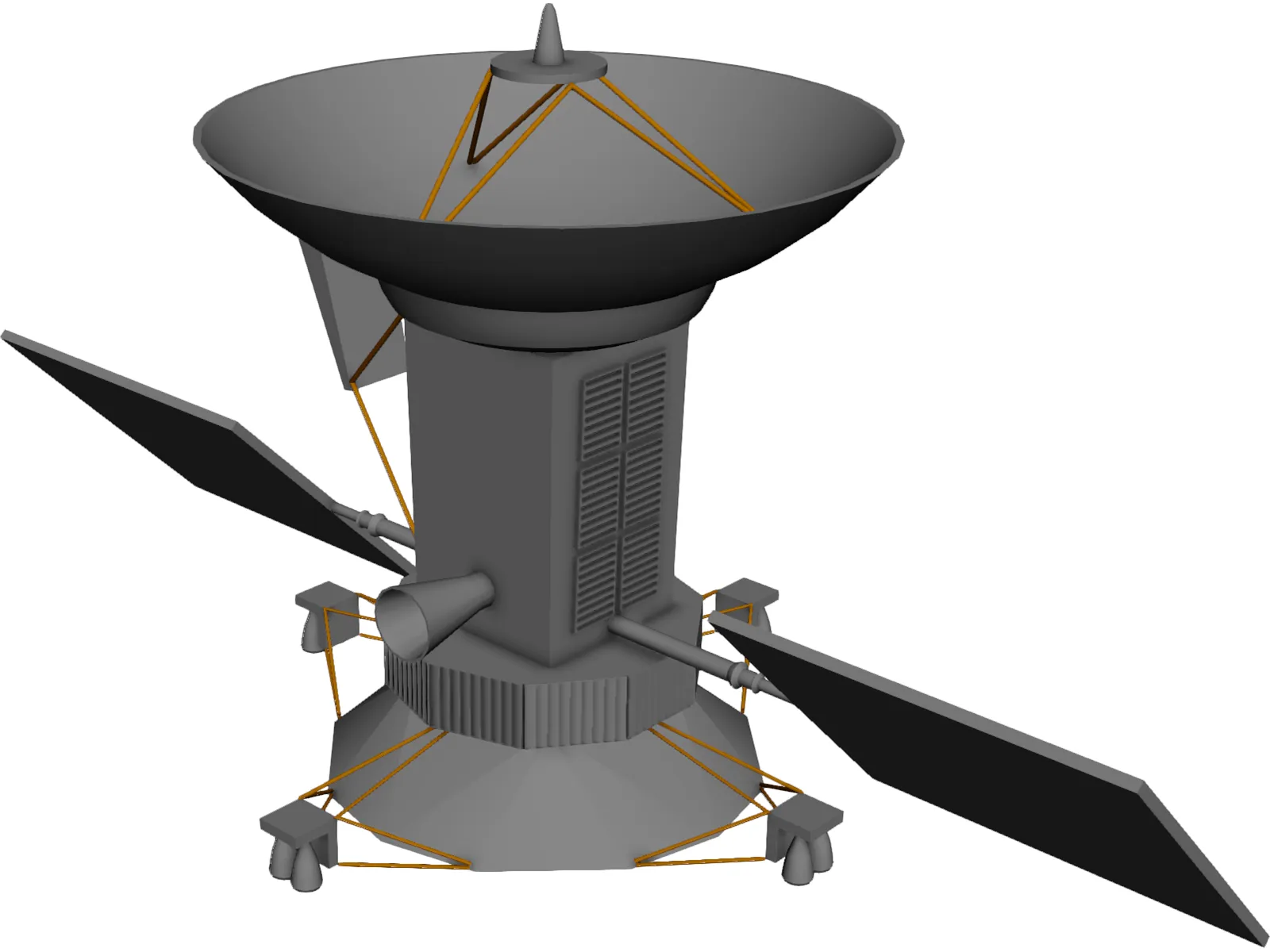 Magellan Satellite 3D Model main preview