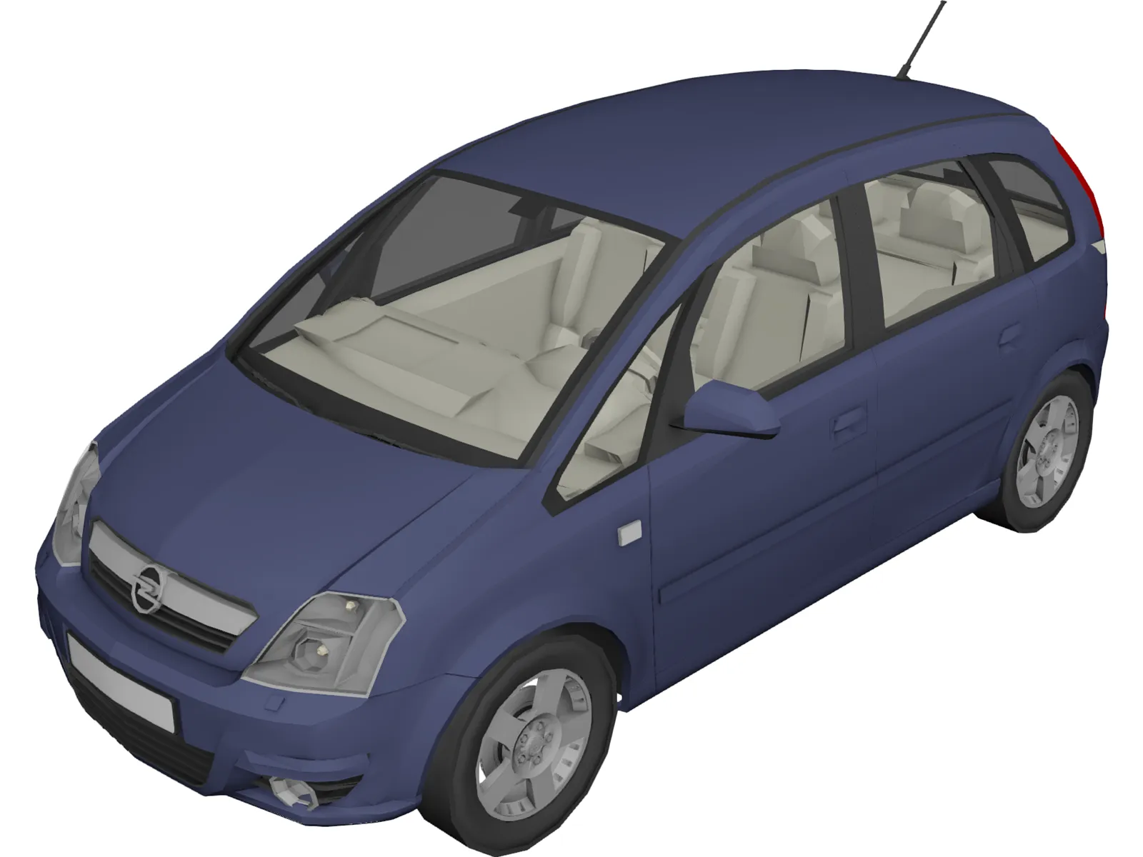 Opel Meriva 3D Model main preview