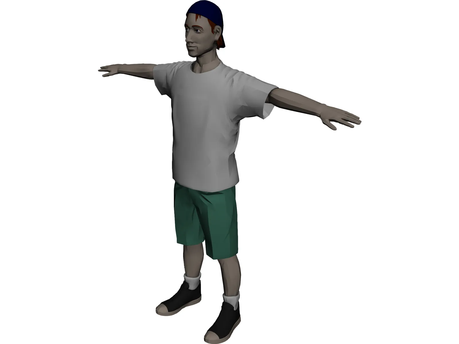 Boy 3D Model main preview