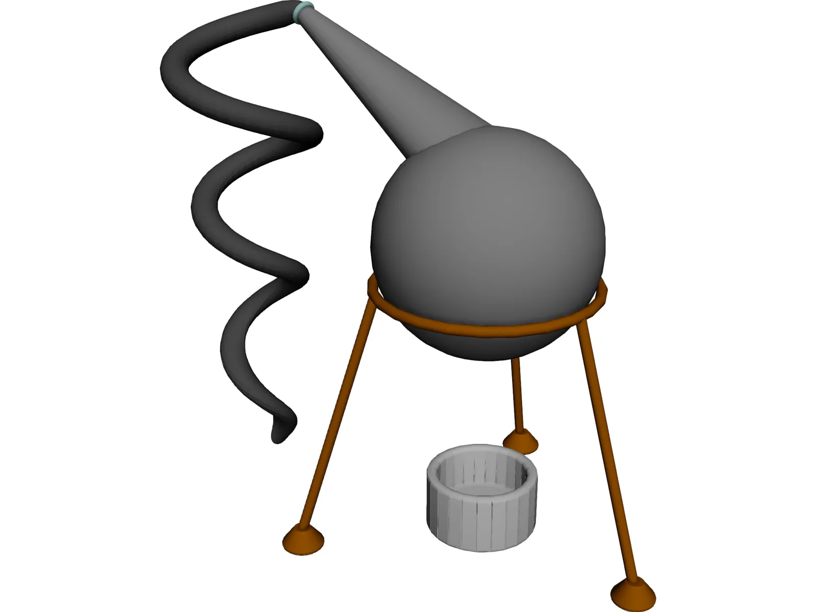 Lab Dish 3D Model main preview