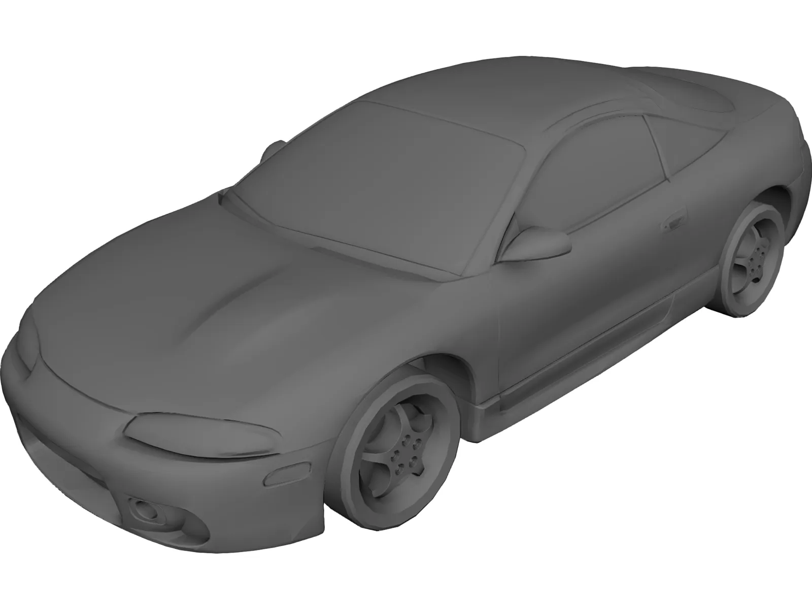 Mitsubishi Eclipse (1999) 3D Model main preview