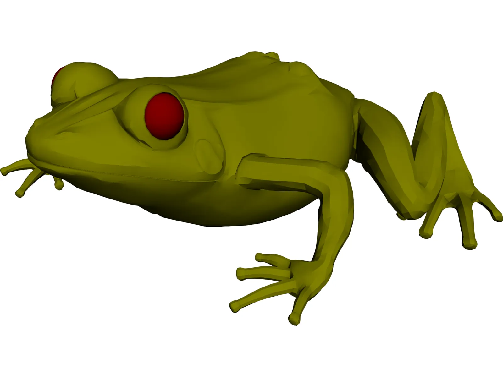Frog 3D Model main preview