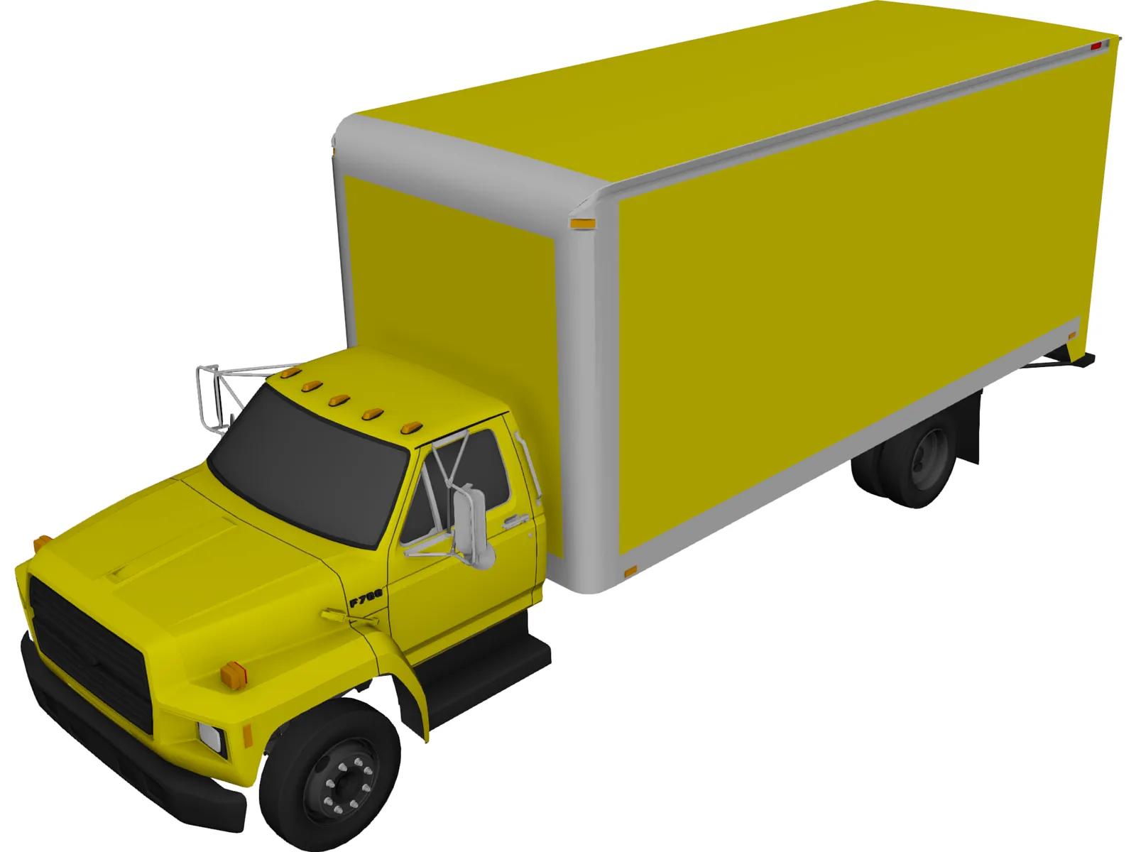 Moving Truck (1993) 3D Model main preview