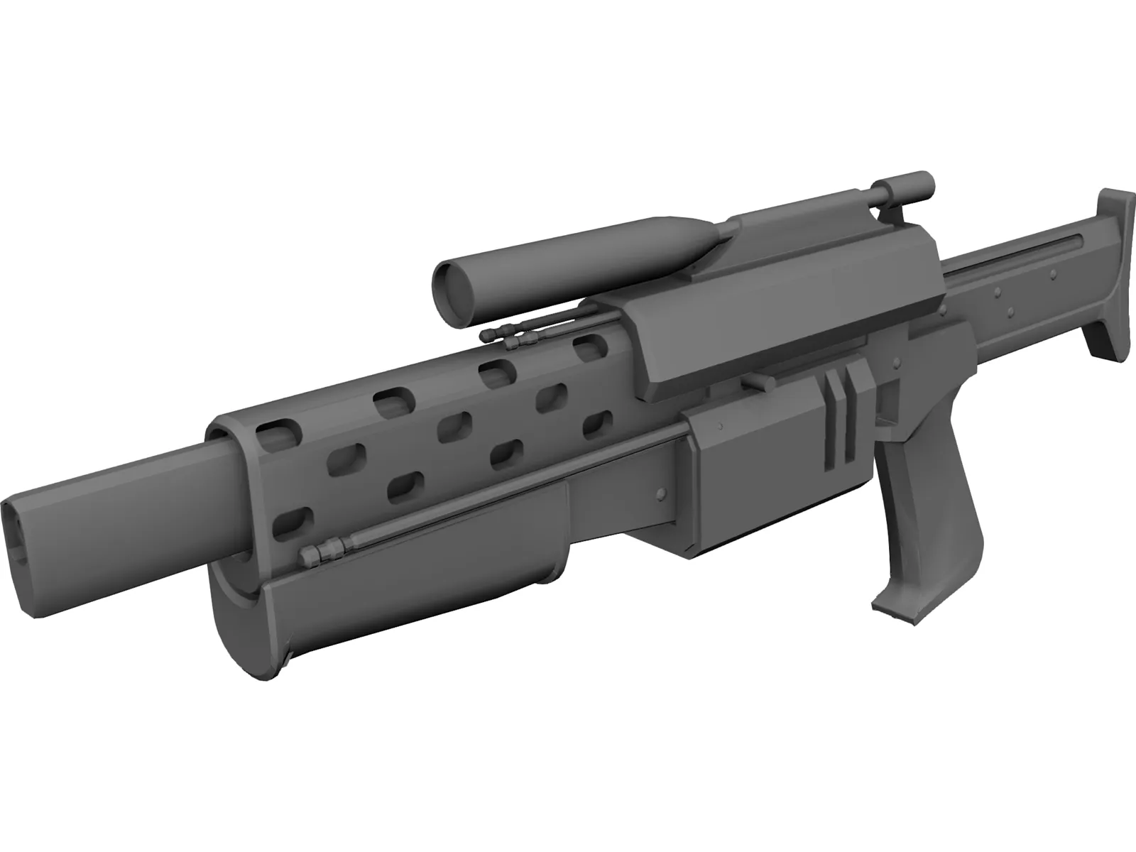 Rifle 3D Model main preview