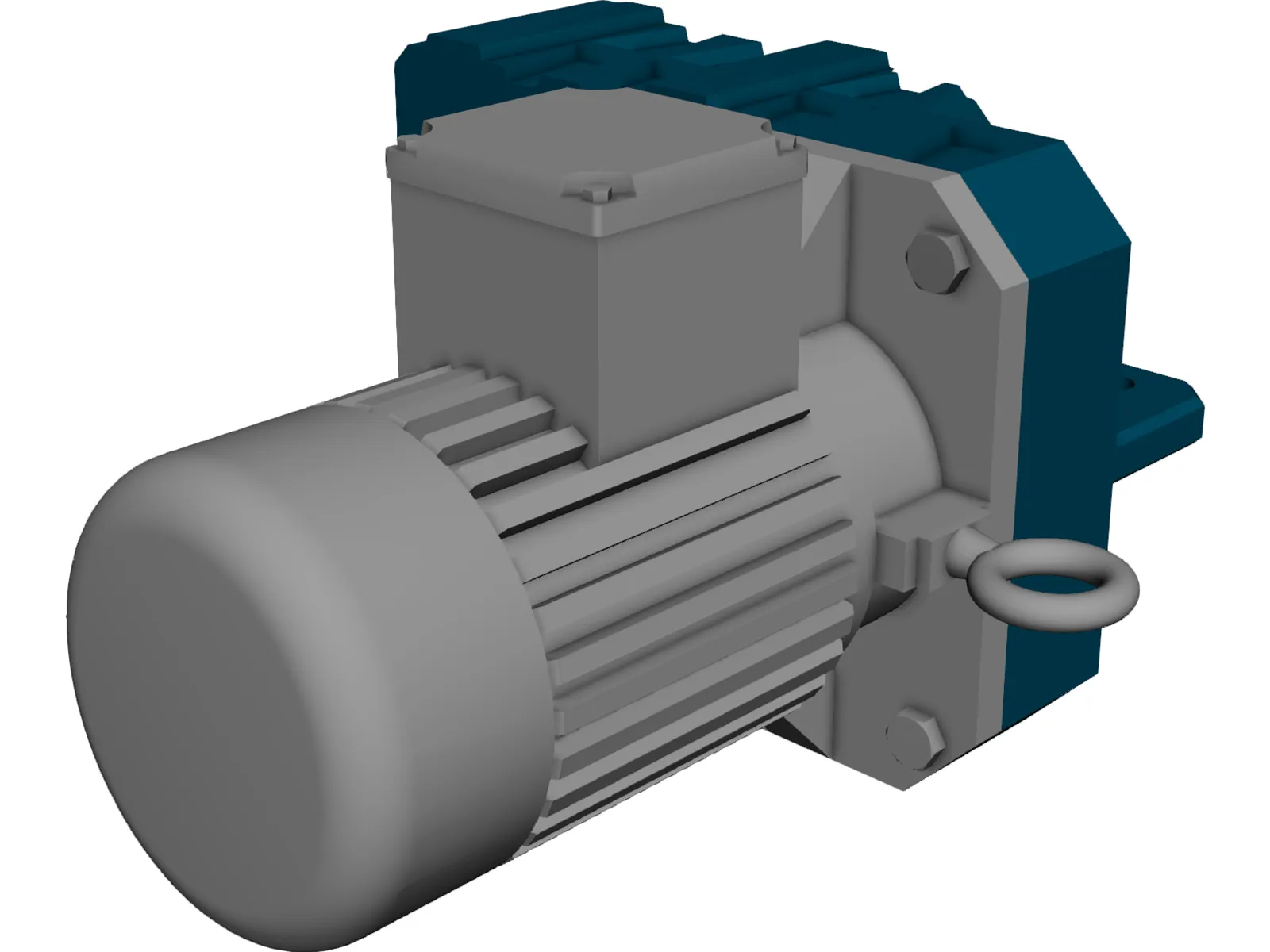 Eletronic Engine 3D Model main preview