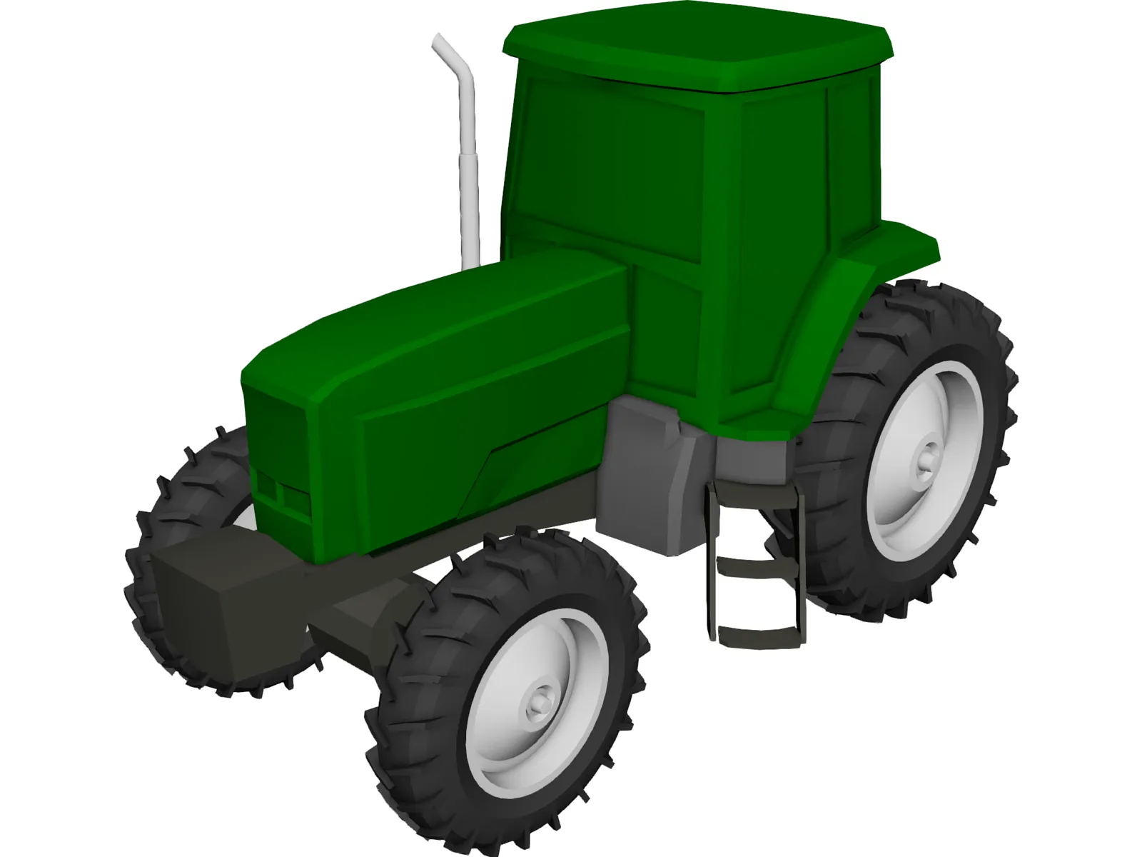 Tractor 3D Model main preview