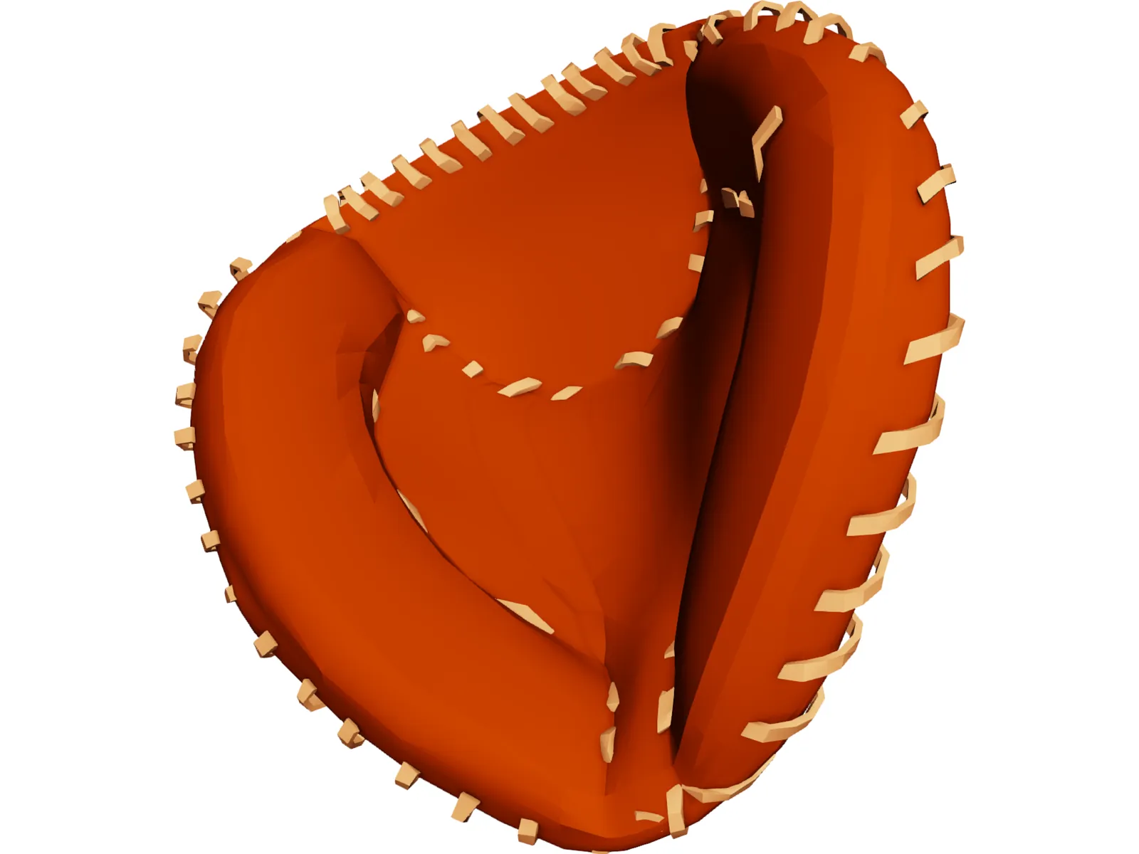 Baseball Catchers Mitt 3D Model main preview