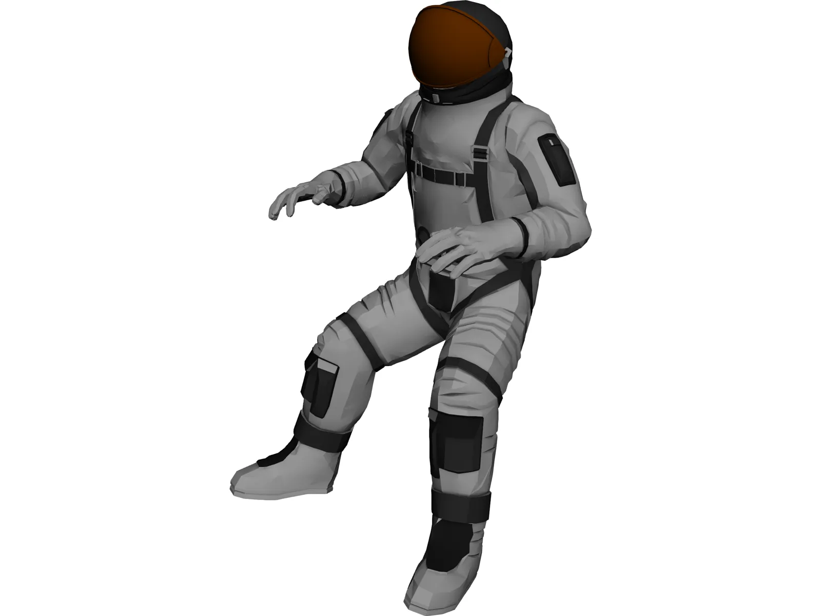 Astronaut 3D Model main preview