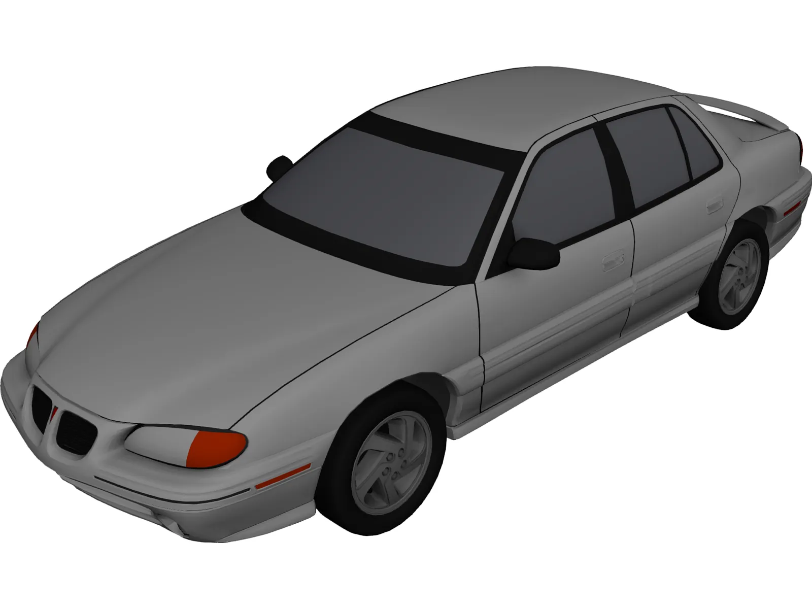 Pontiac Grand Am (1996) 3D Model main preview