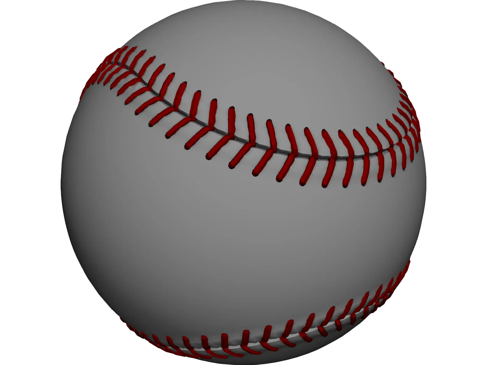 Baseball 3D Model main preview