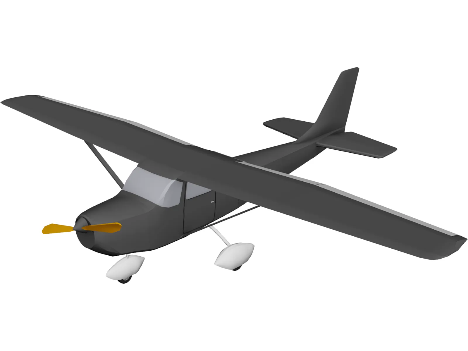 Cessna 172 3D Model main preview