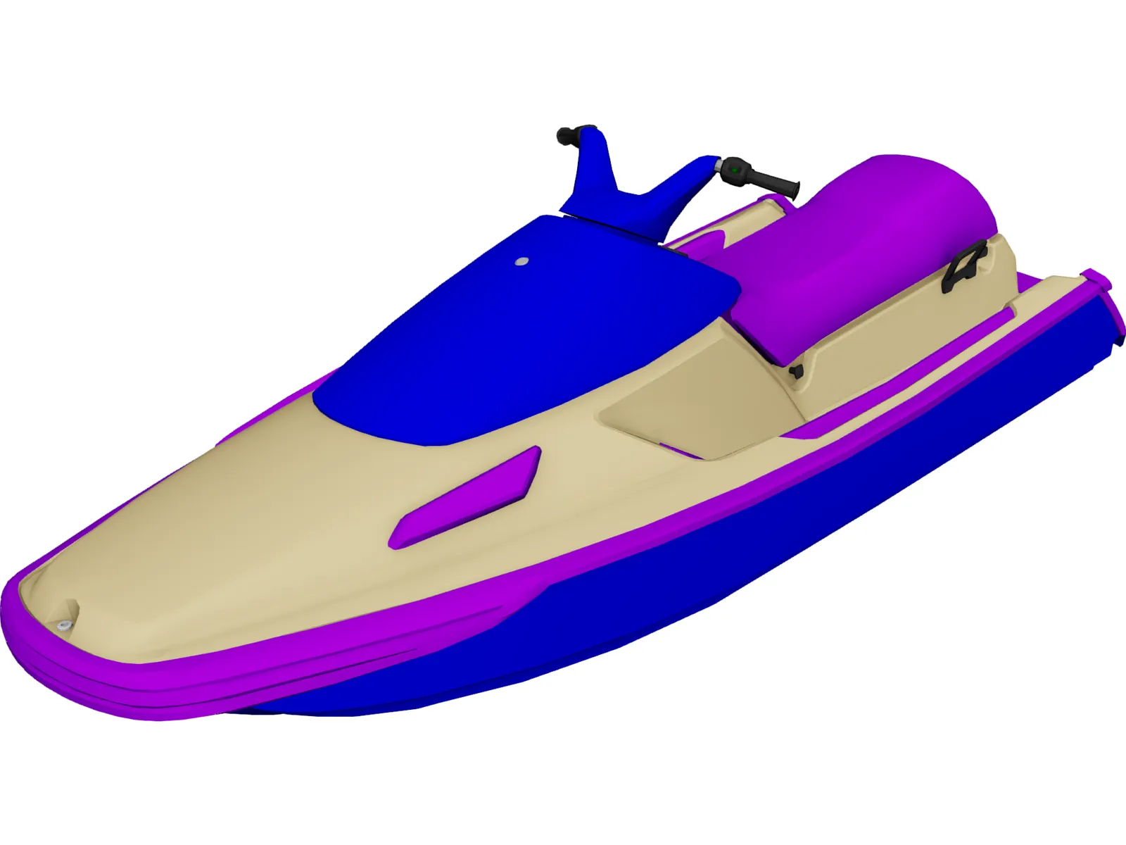 Personal Watercraft 3D Model main preview