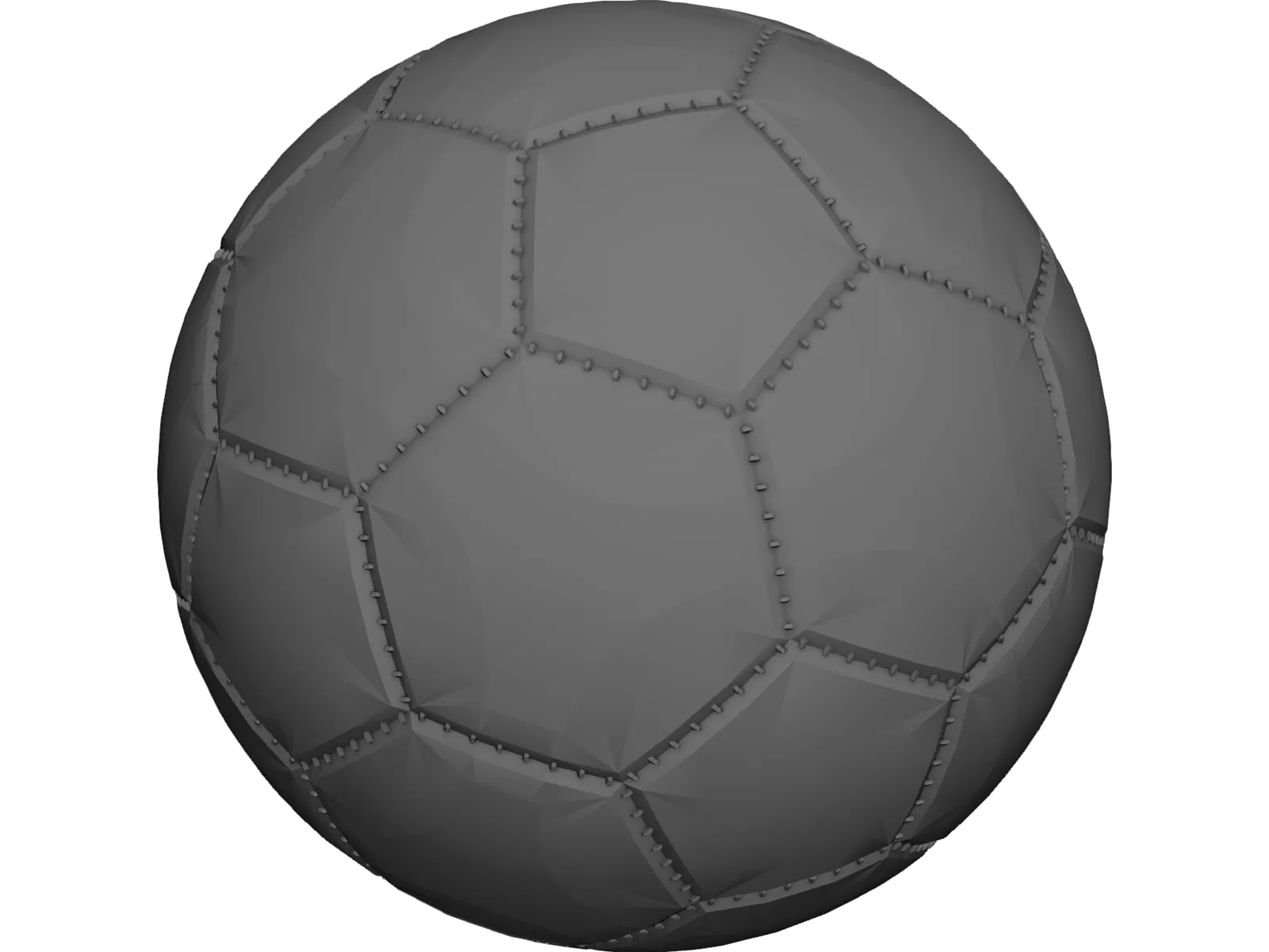 Soccer Ball 3D Model main preview