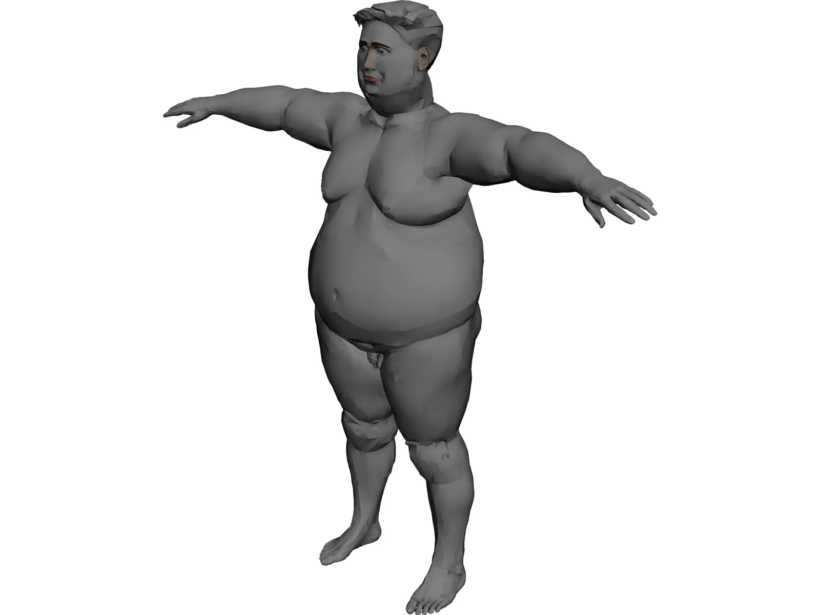 Man 3D Model main preview