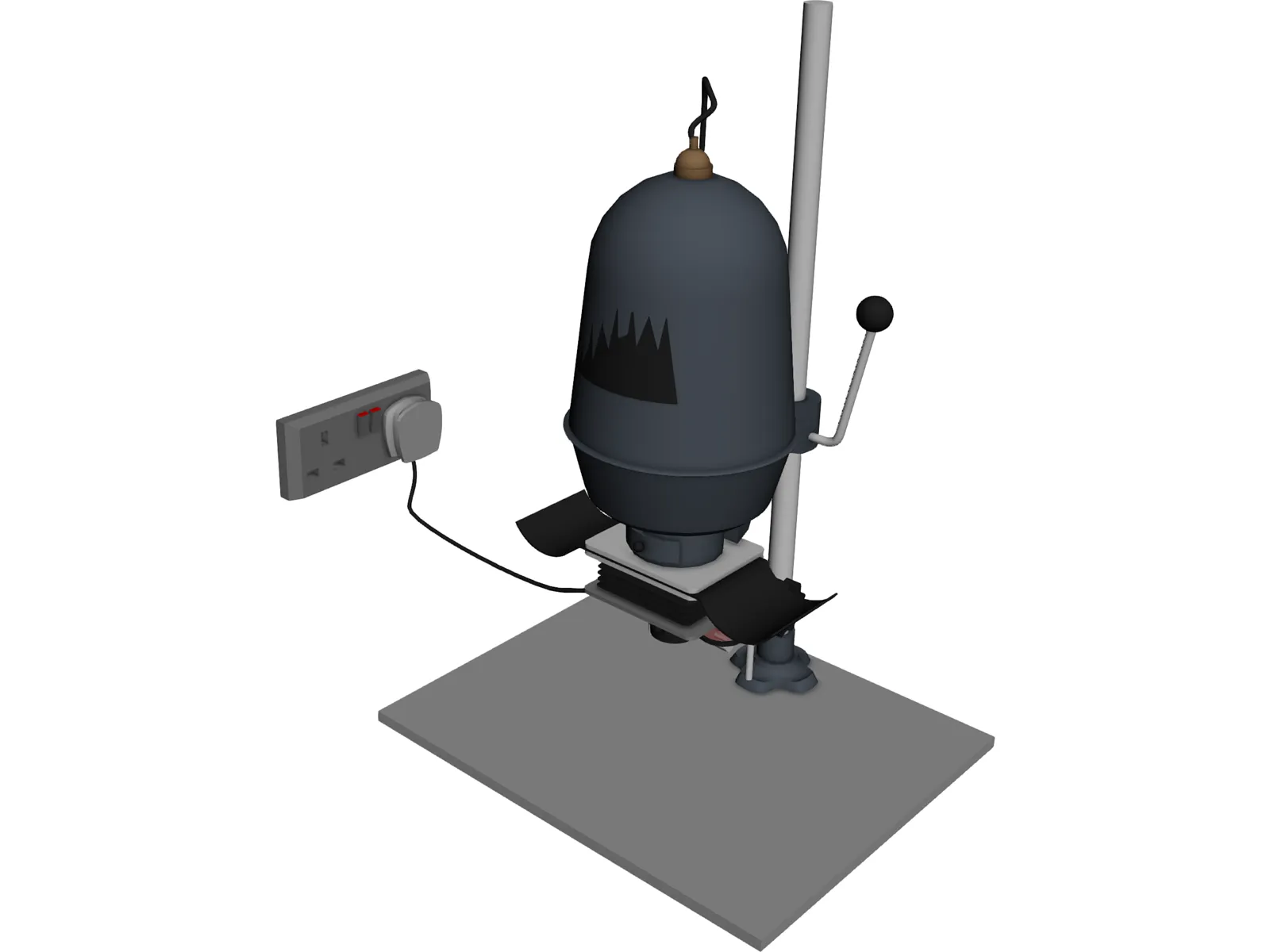 Enlarger 3D Model main preview