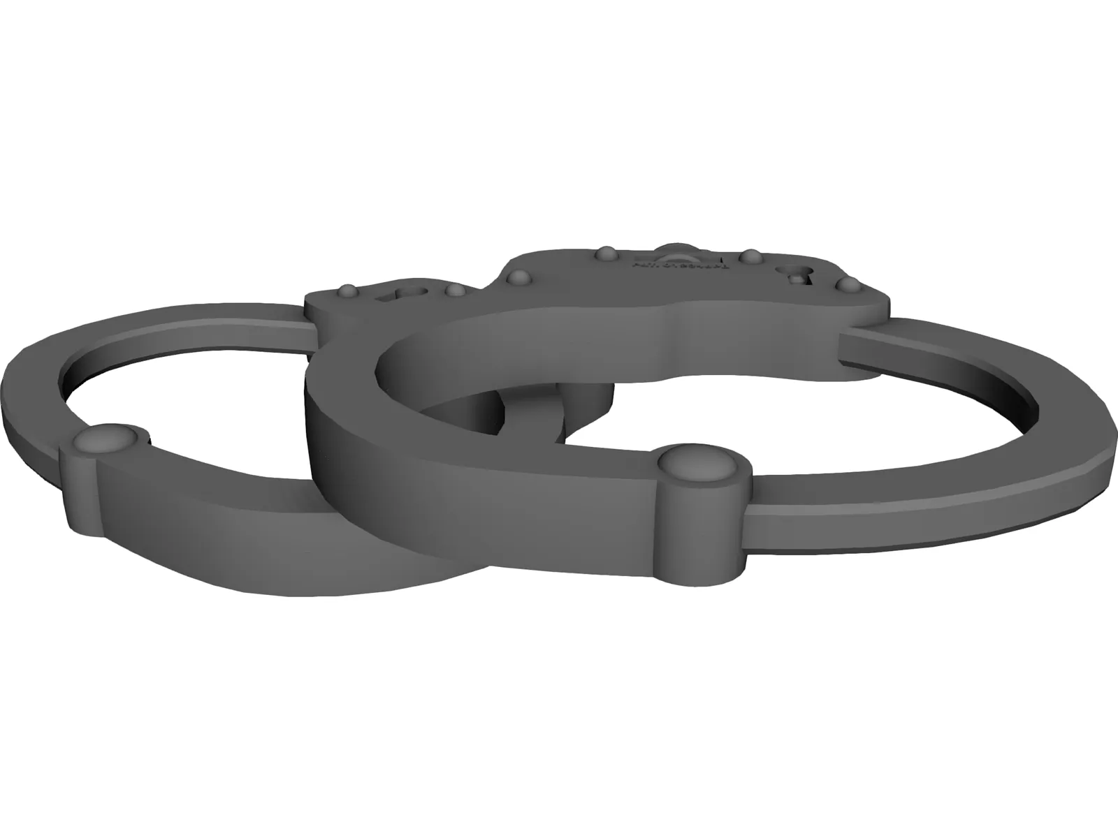 Handcuffs 3D Model main preview