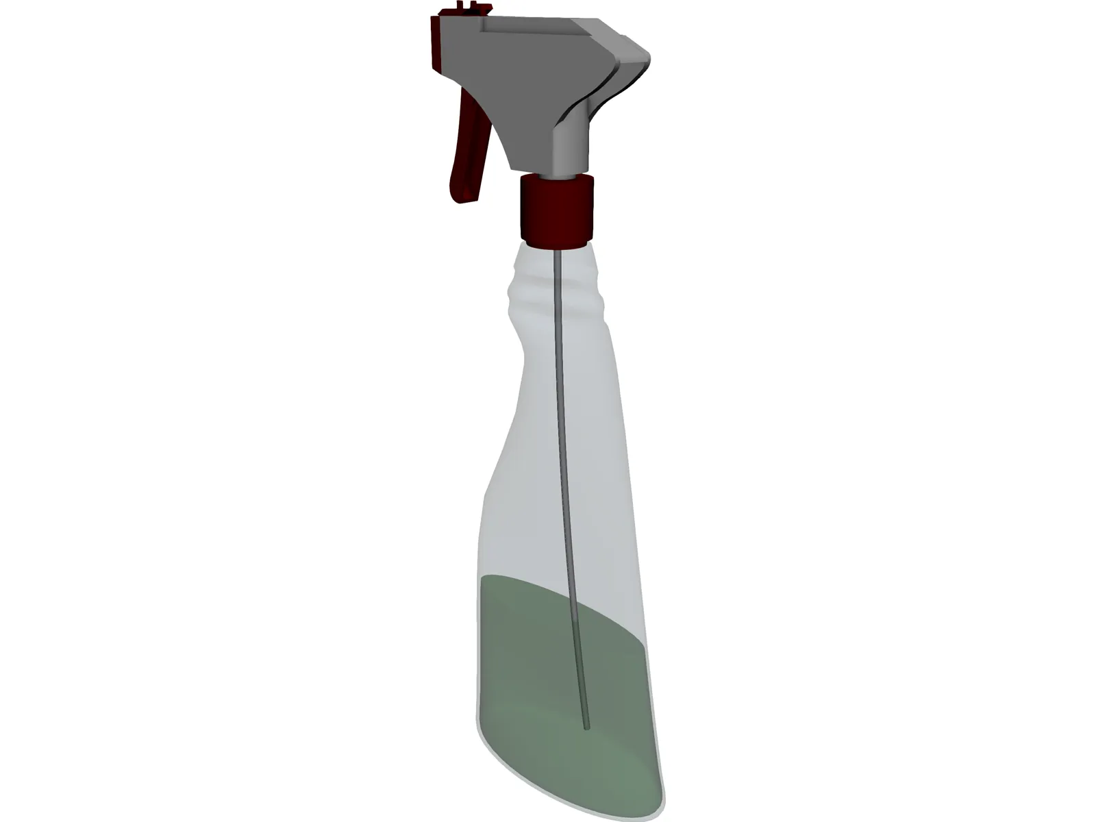 Spray Bottle 3D Model main preview