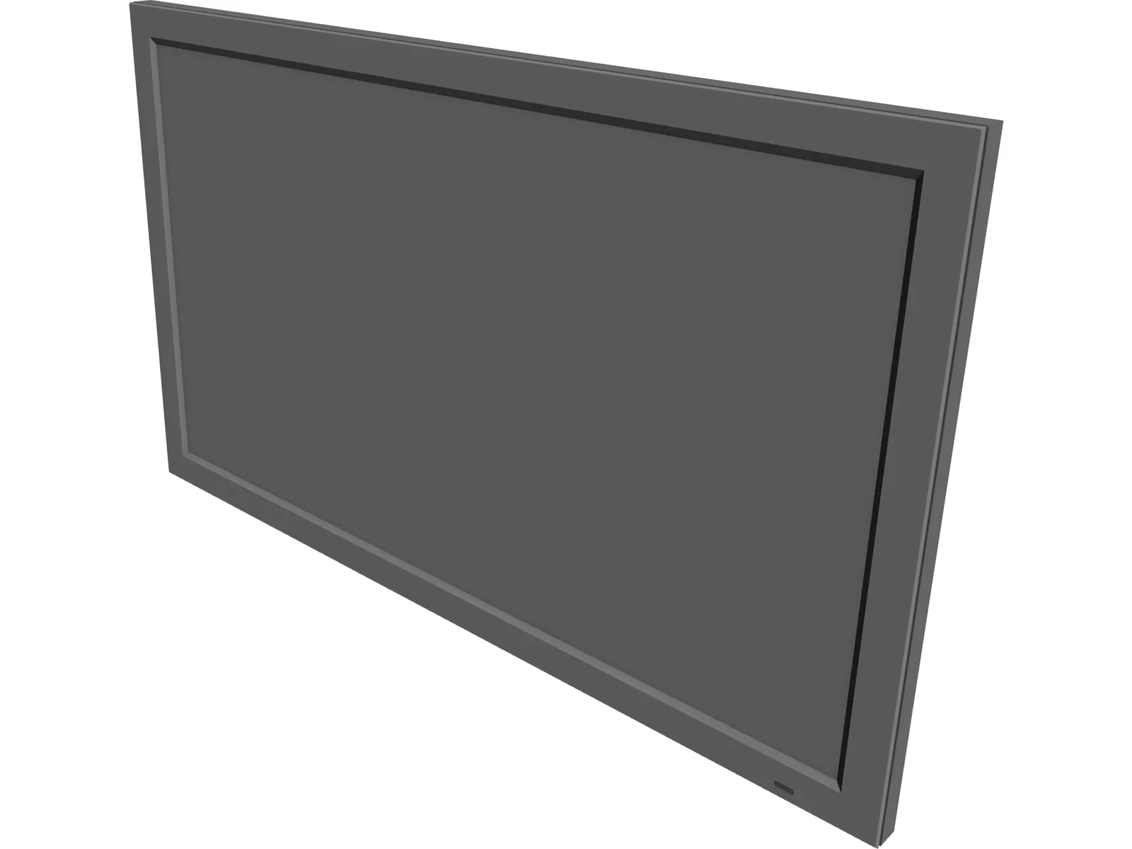 Plasma Screen 3D Model main preview