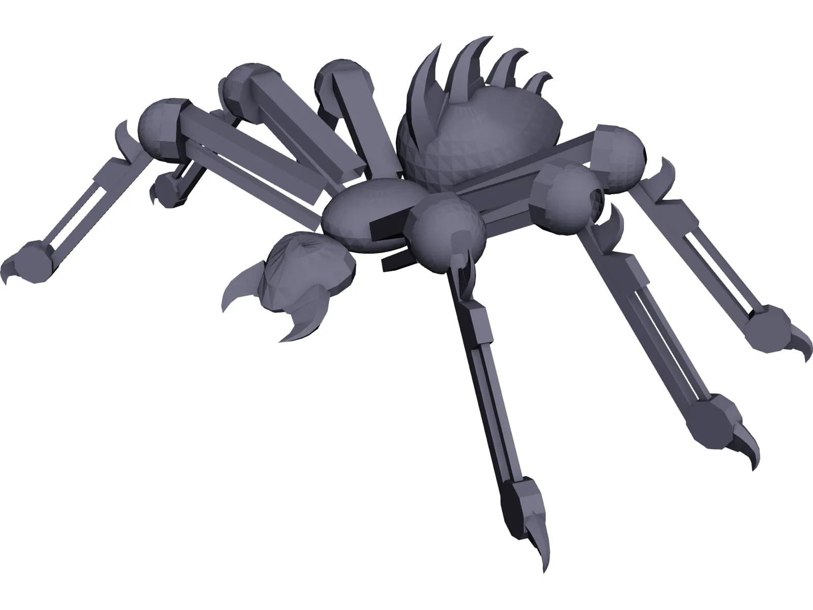 Robot Spider 3D Model main preview