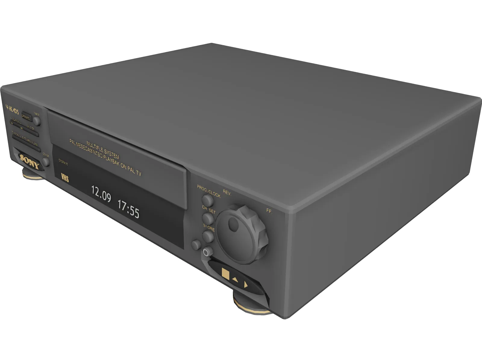 Sony VCR 3D Model main preview
