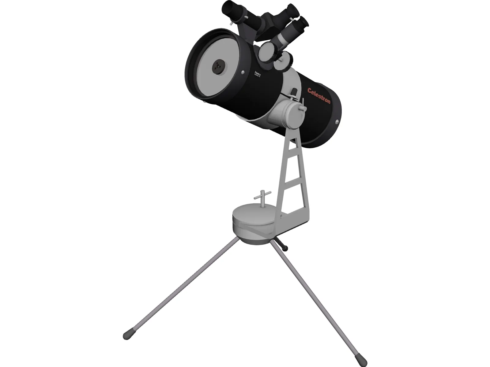 Telescope 3D Model main preview