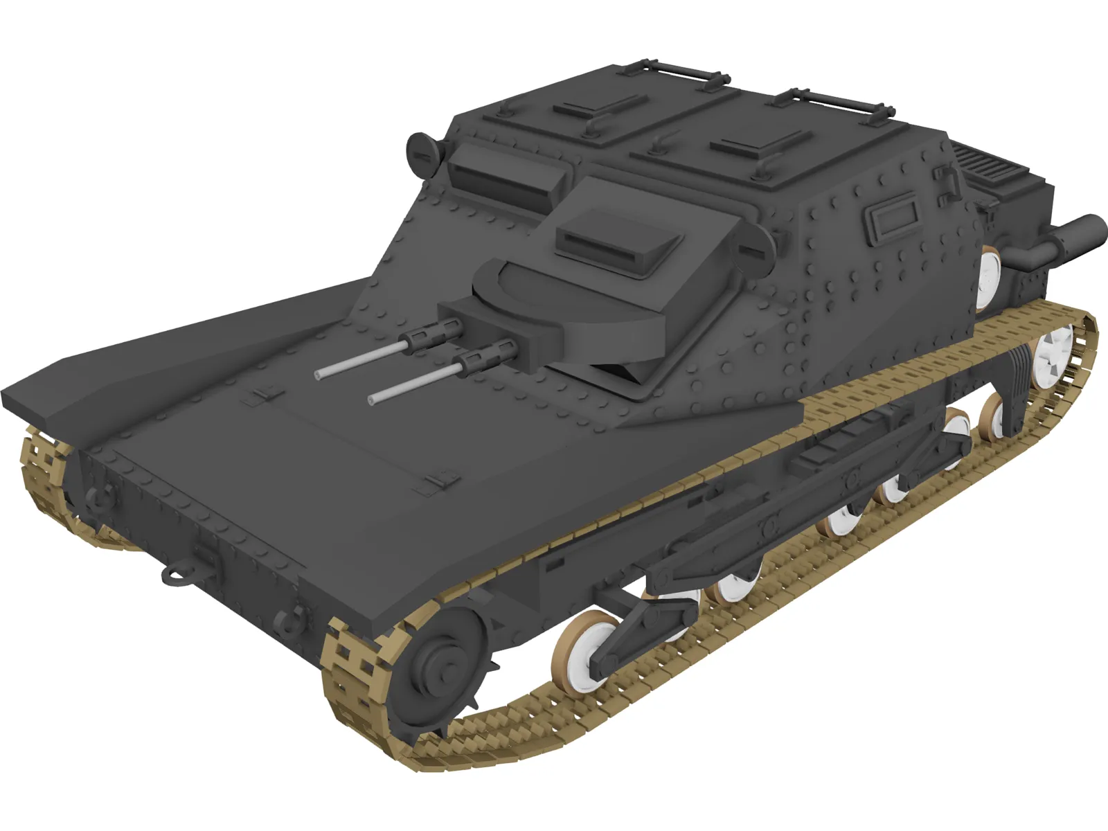 CV 35 3D Model main preview