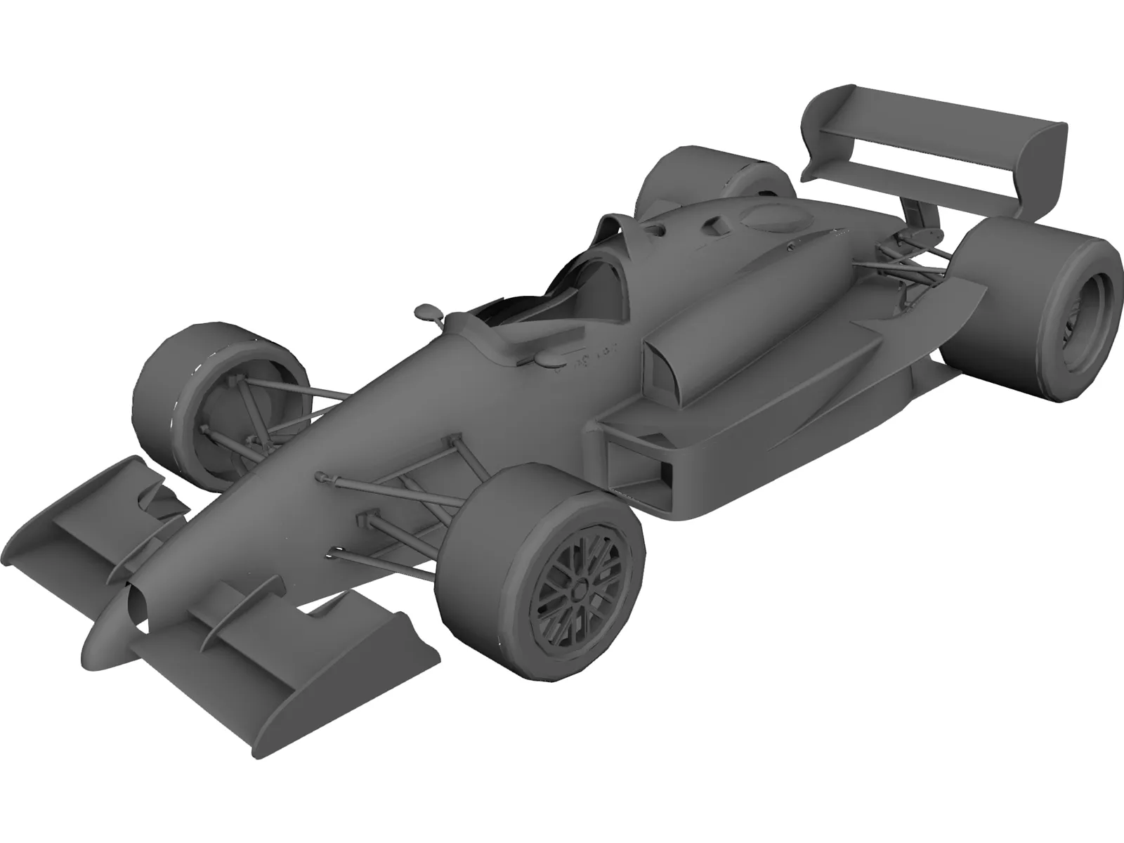 Formula 1 Car 3D Model main preview