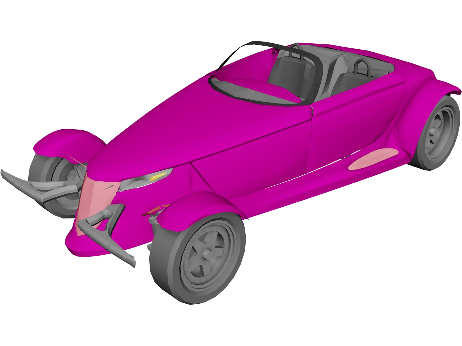 Plymouth Prowler 3D Model main preview