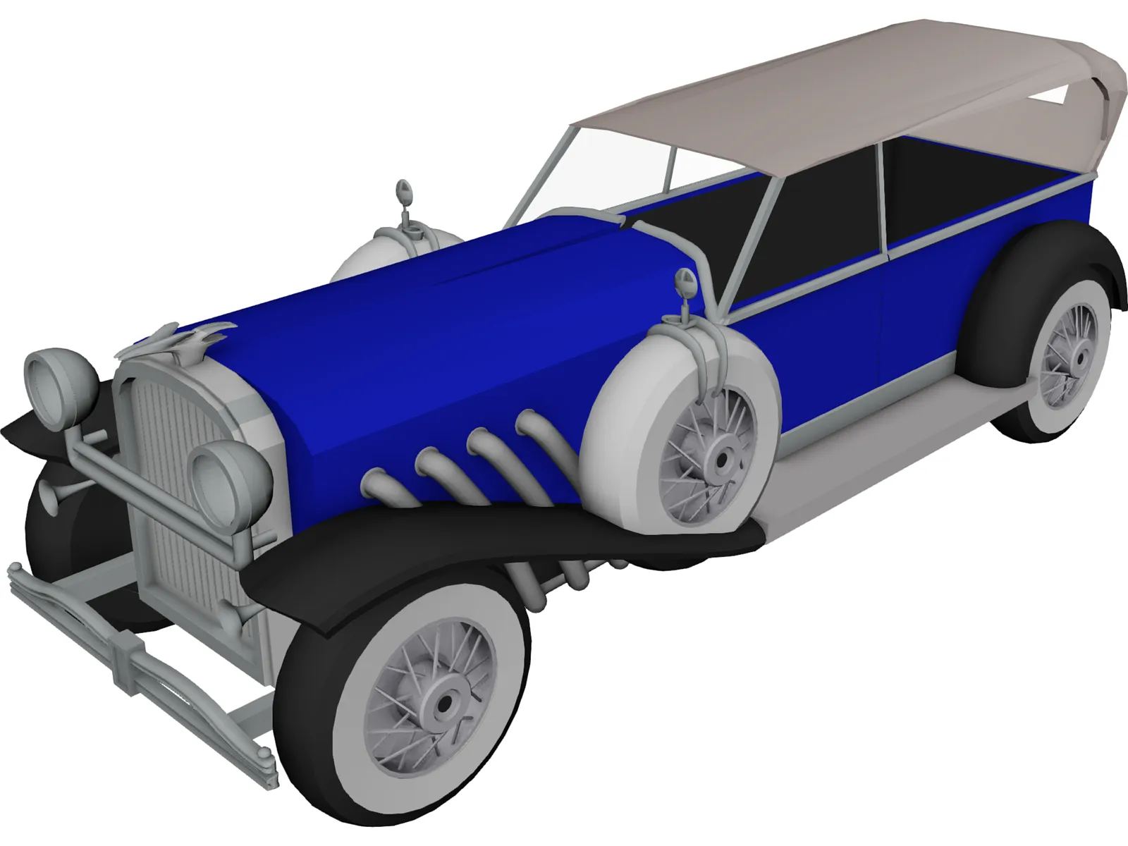 Duesenberg 3D Model main preview