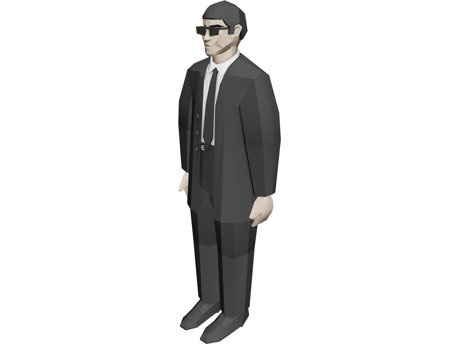 Man 3D Model main preview