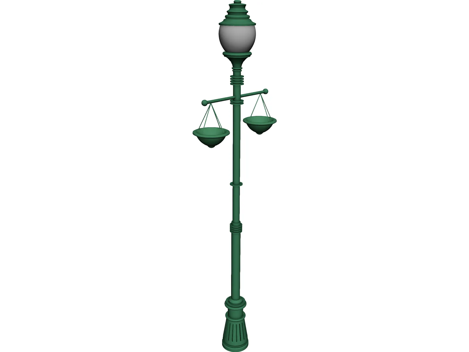 Street Lamp 3D Model main preview