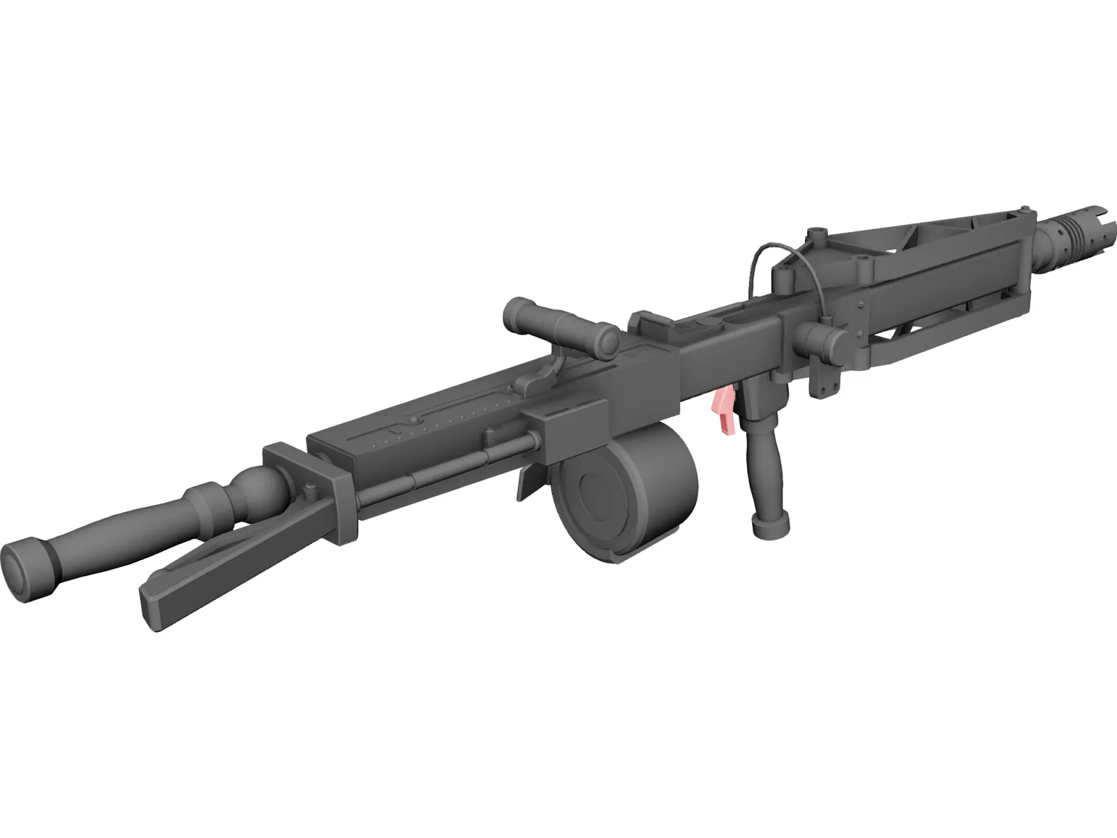 M57 Smart Gun 3D Model main preview