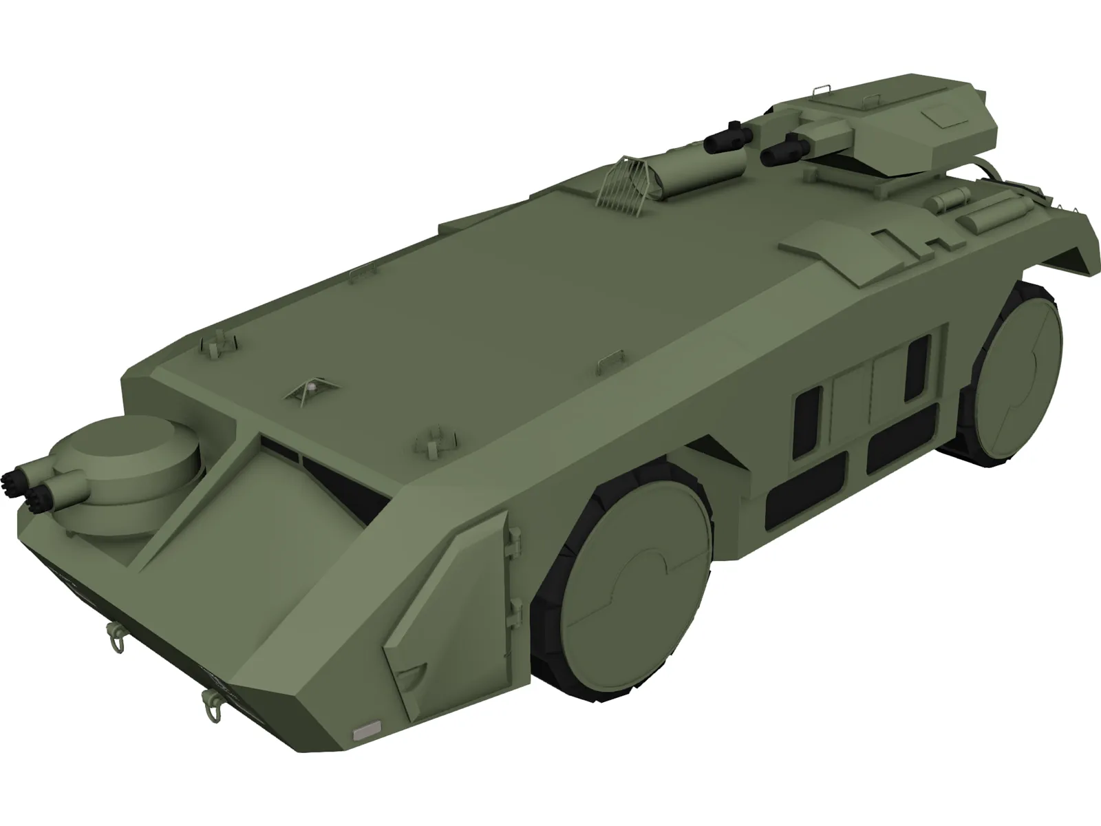 M577 APC 2A 3D Model main preview