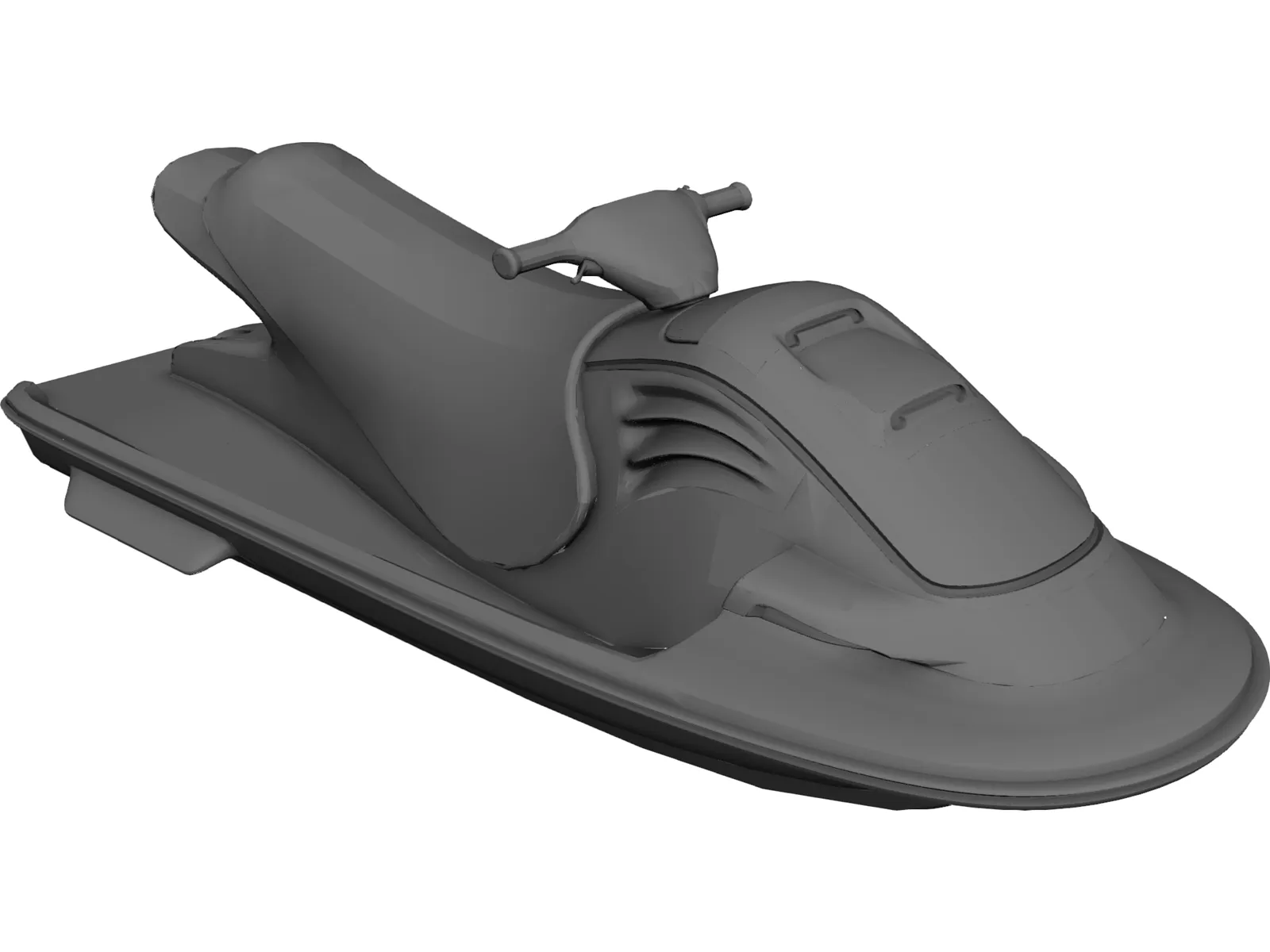 Jet Ski 3D Model main preview