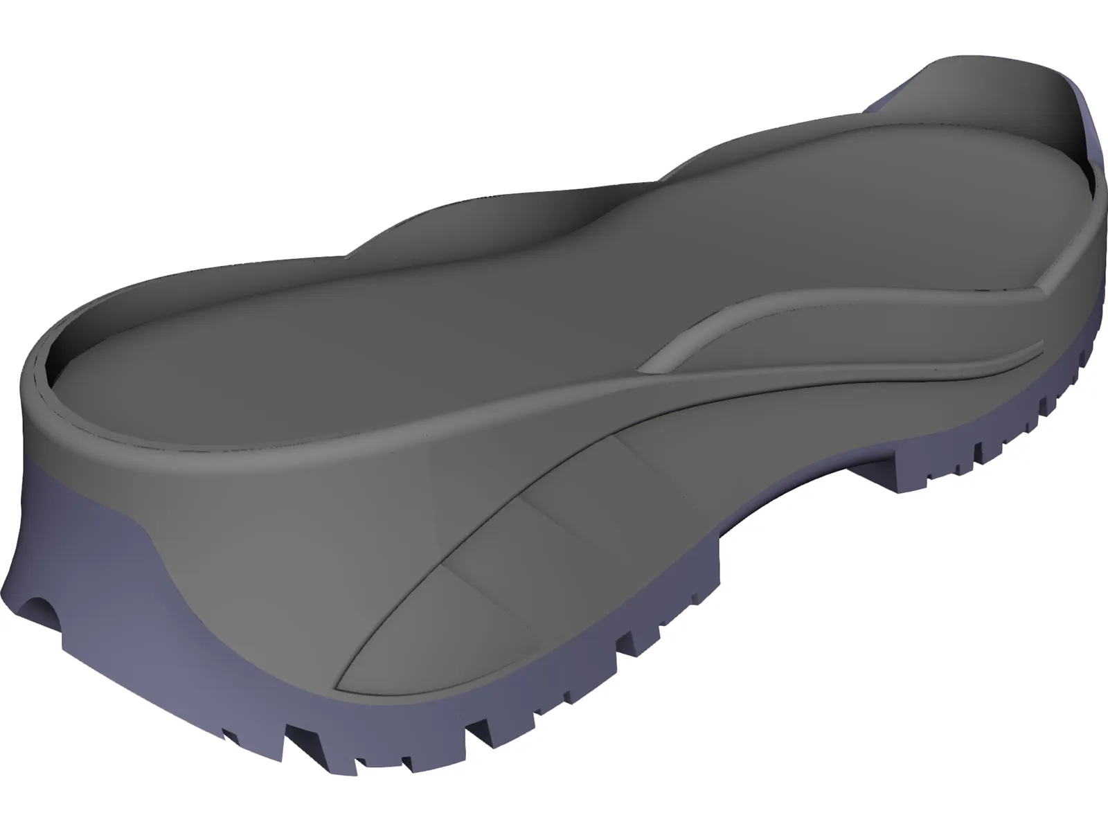 MPP Shoe Sole 3D Model main preview
