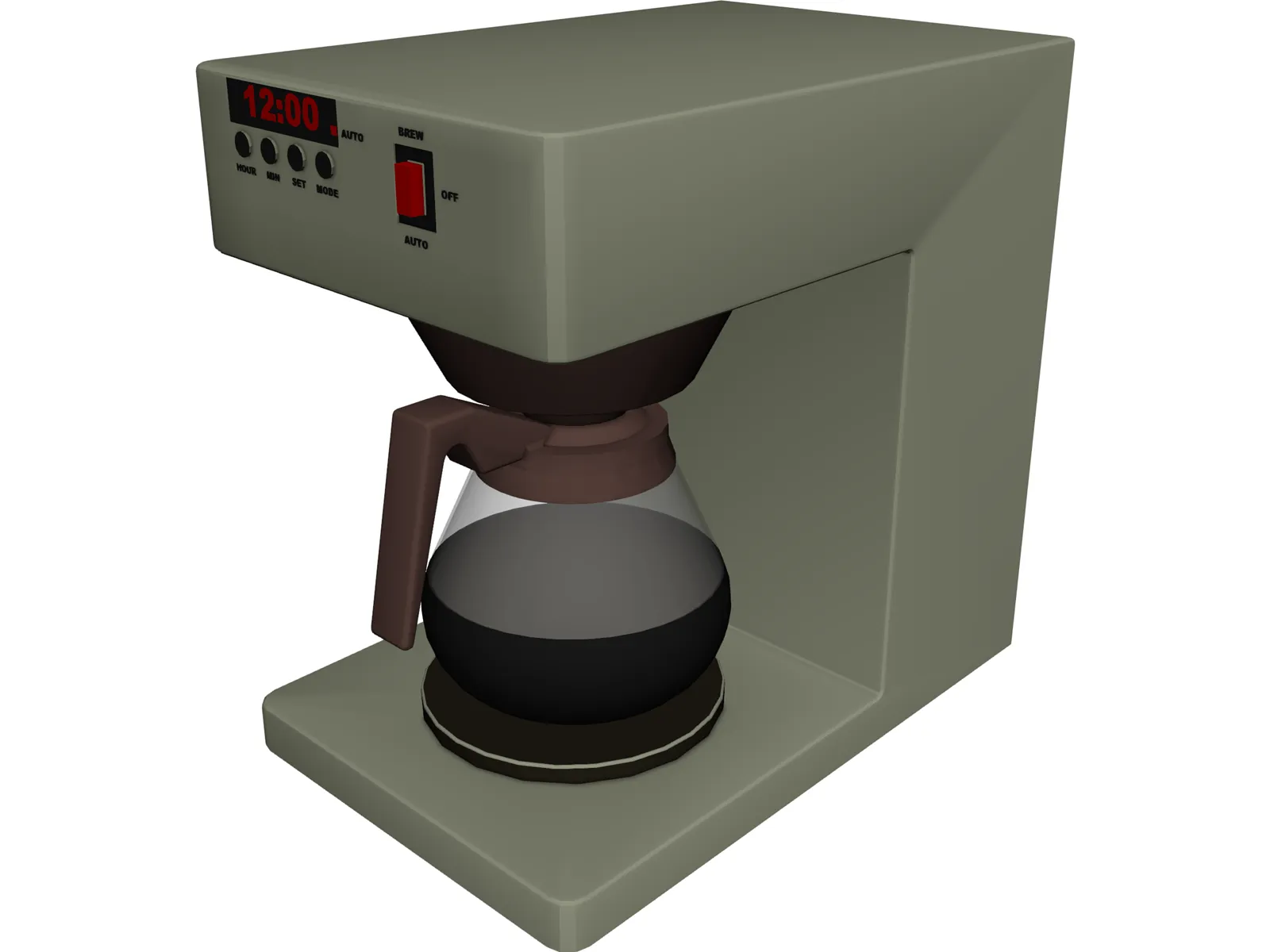 Coffee Machine 3D Model main preview