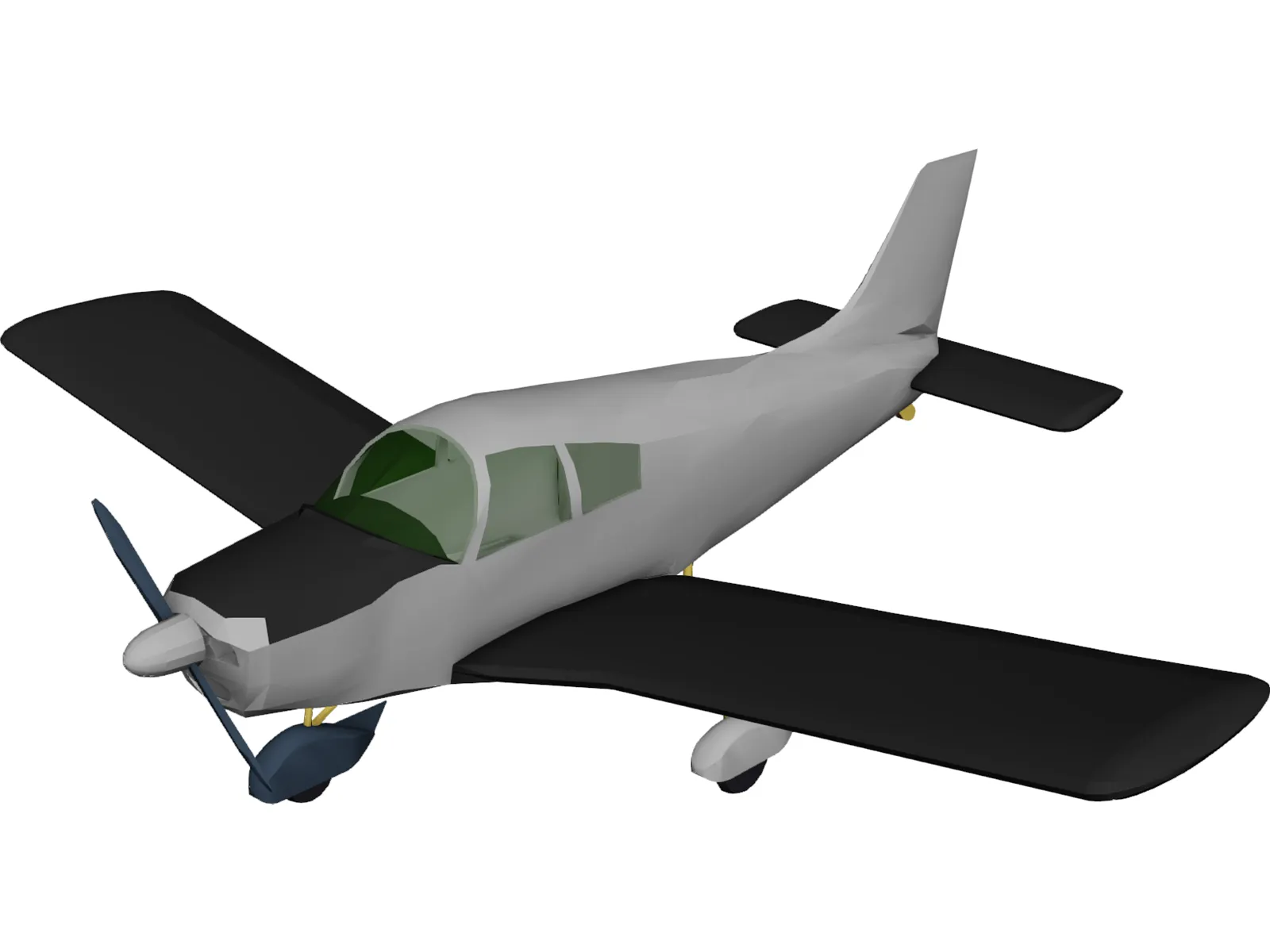 Socata TB-20 3D Model main preview