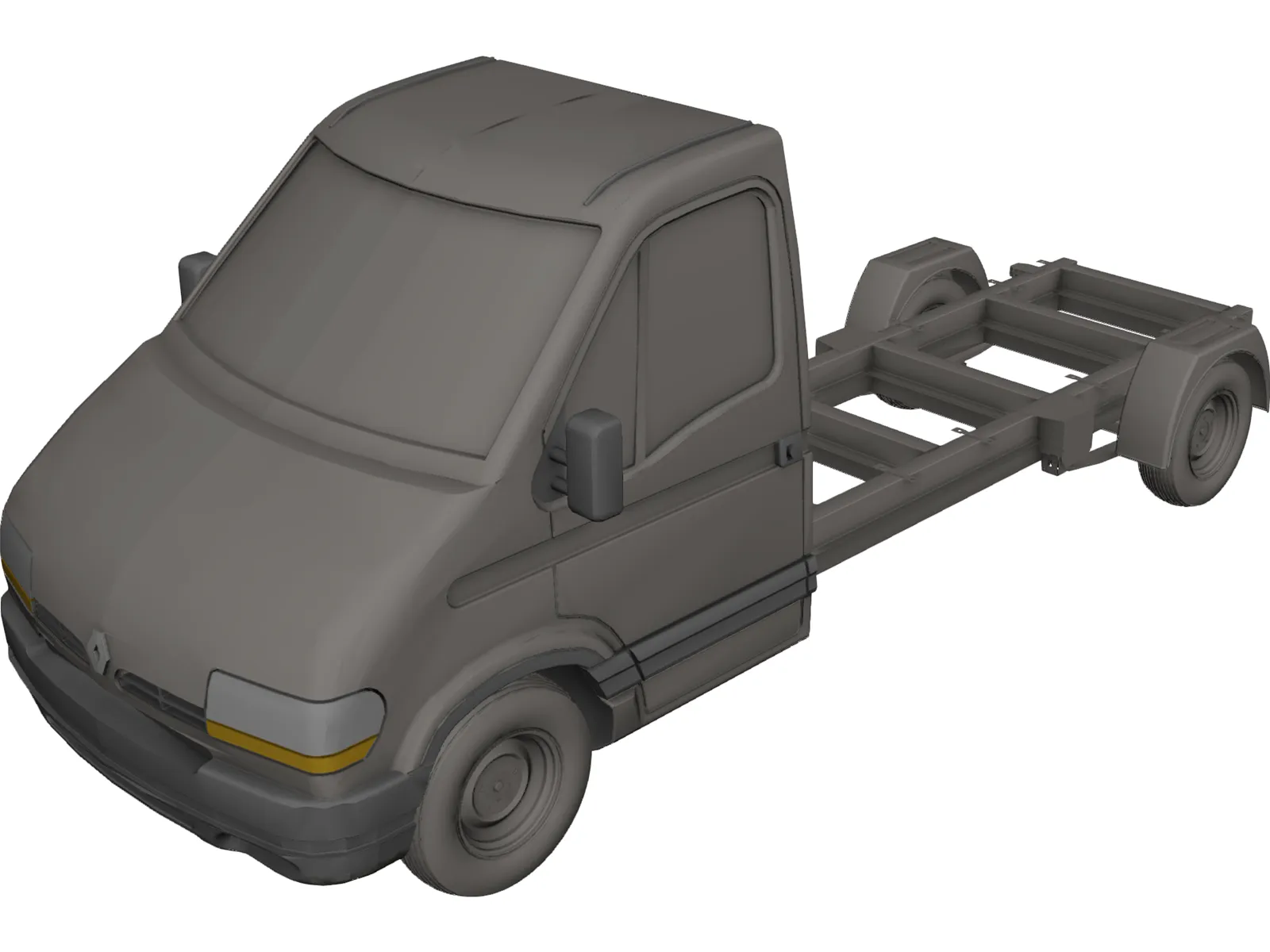 Renault Master 3D Model main preview