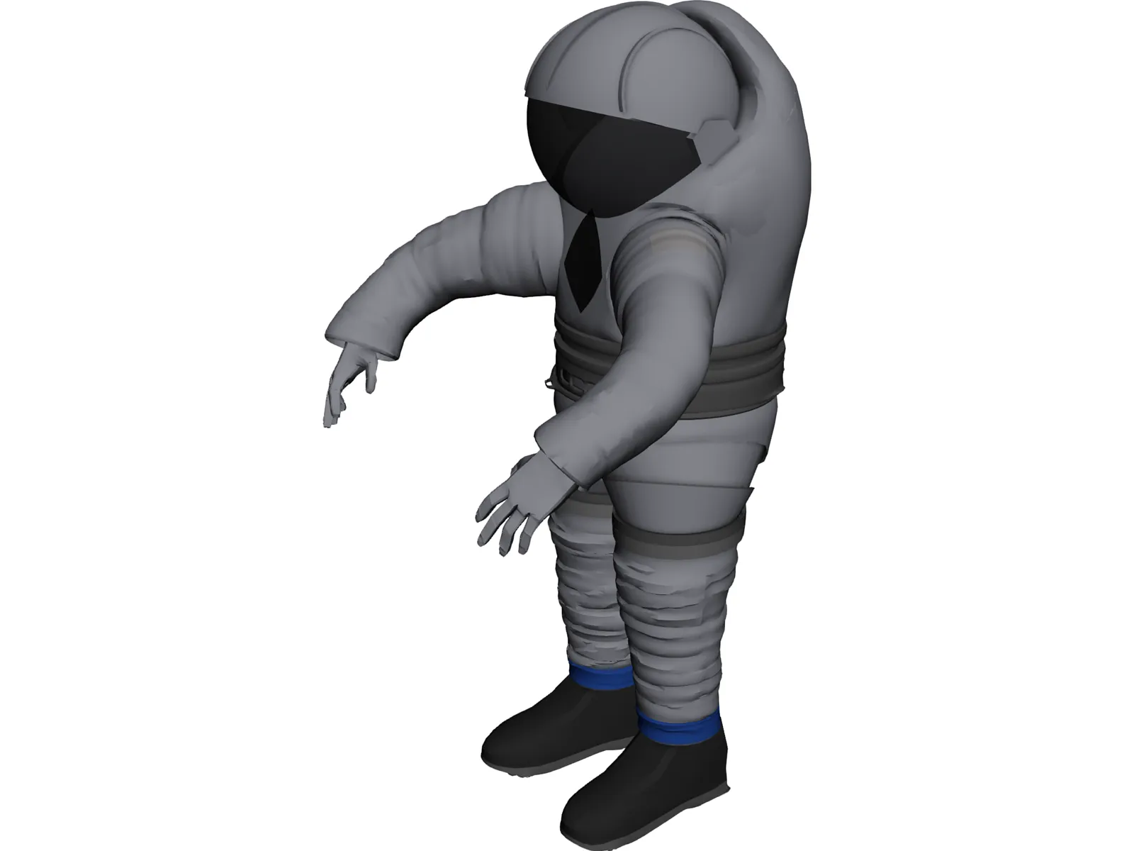 Space Suit 3D Model main preview