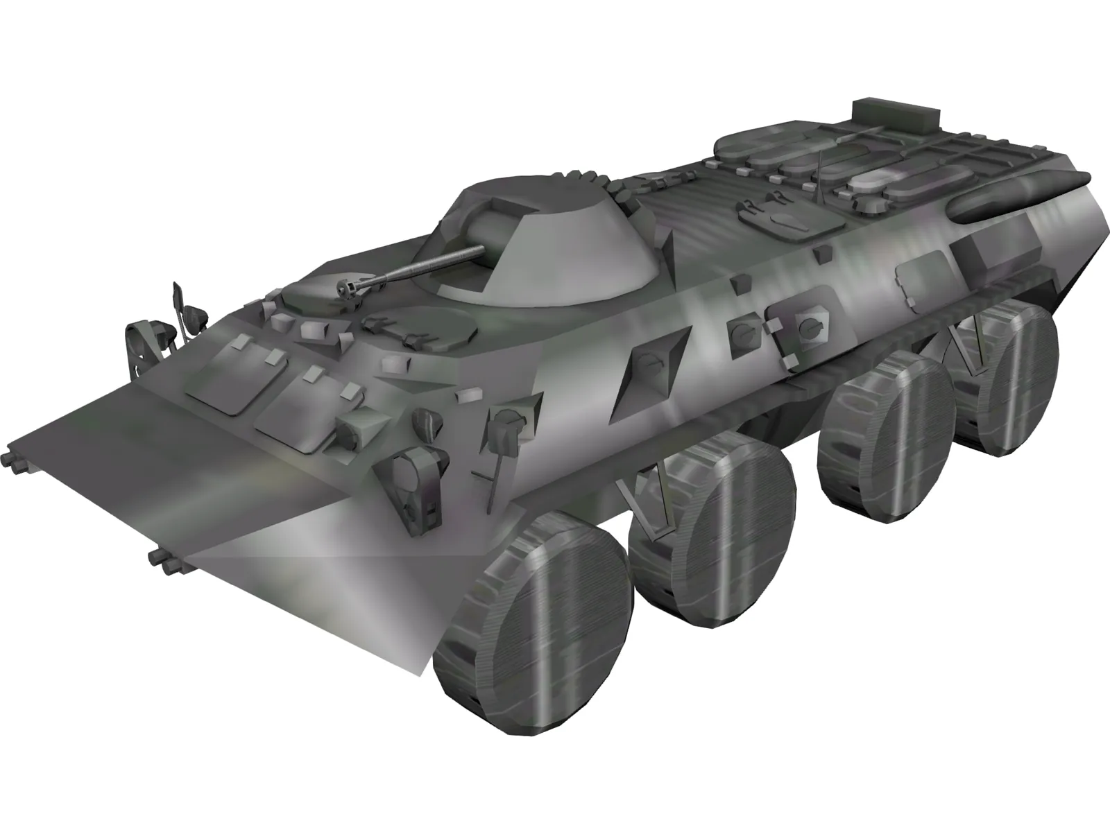 BTR-80 3D Model main preview
