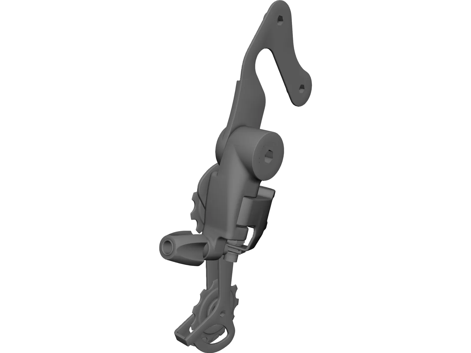 Derailleur Rear 3D Model main preview