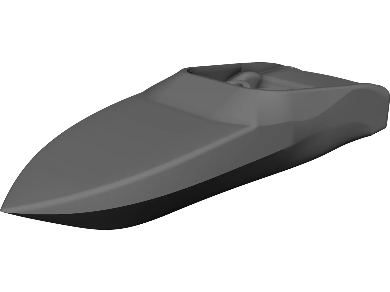 Baja 252 Boss Large Boat 3D Model main preview