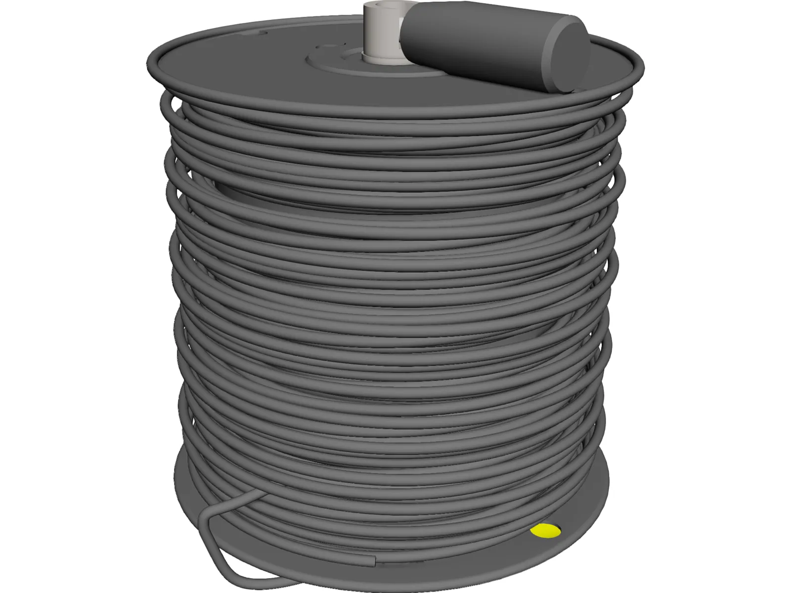 Fiber Optic Cable 3D Model main preview