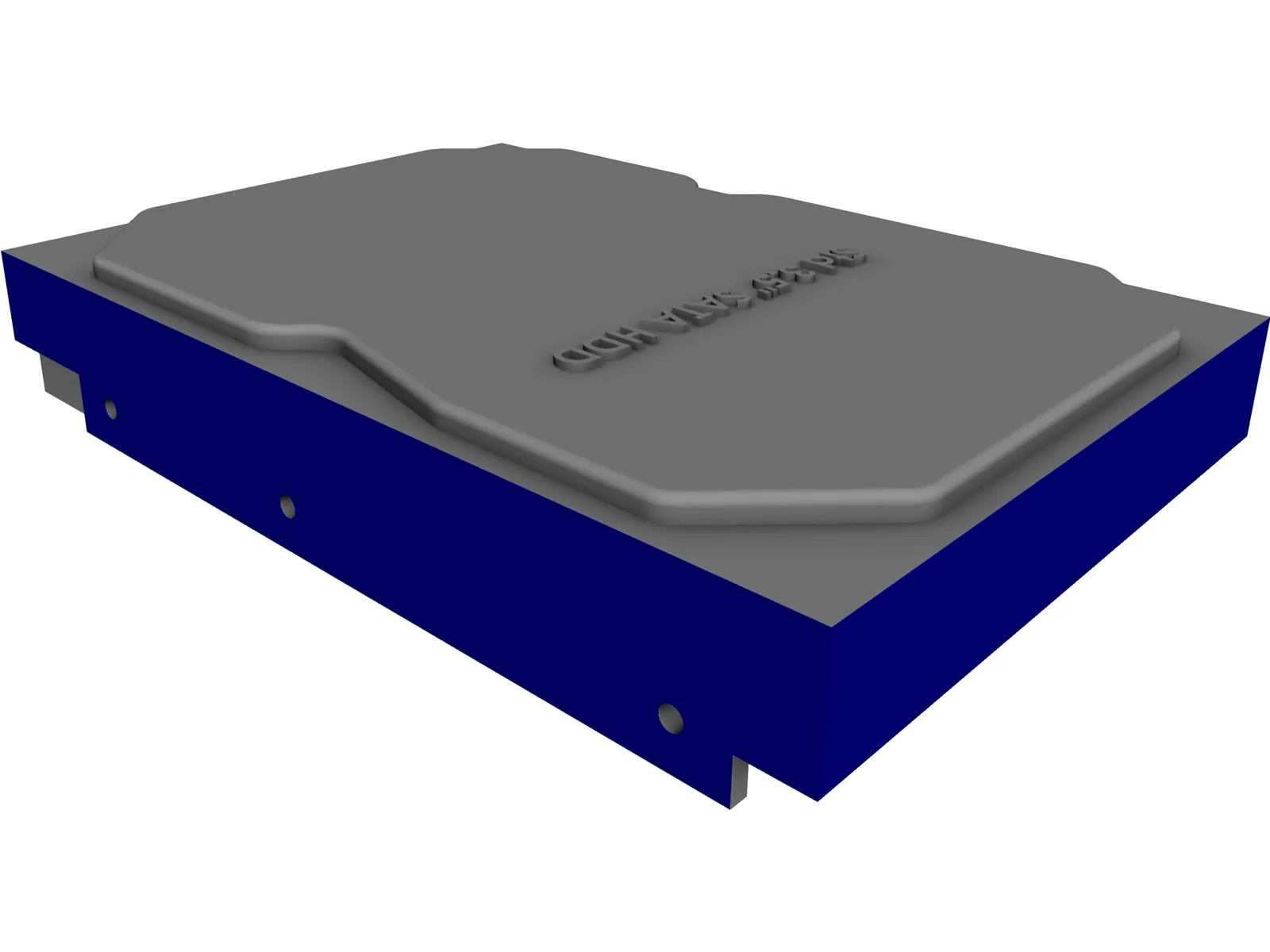 Hard Disk 3D Model main preview